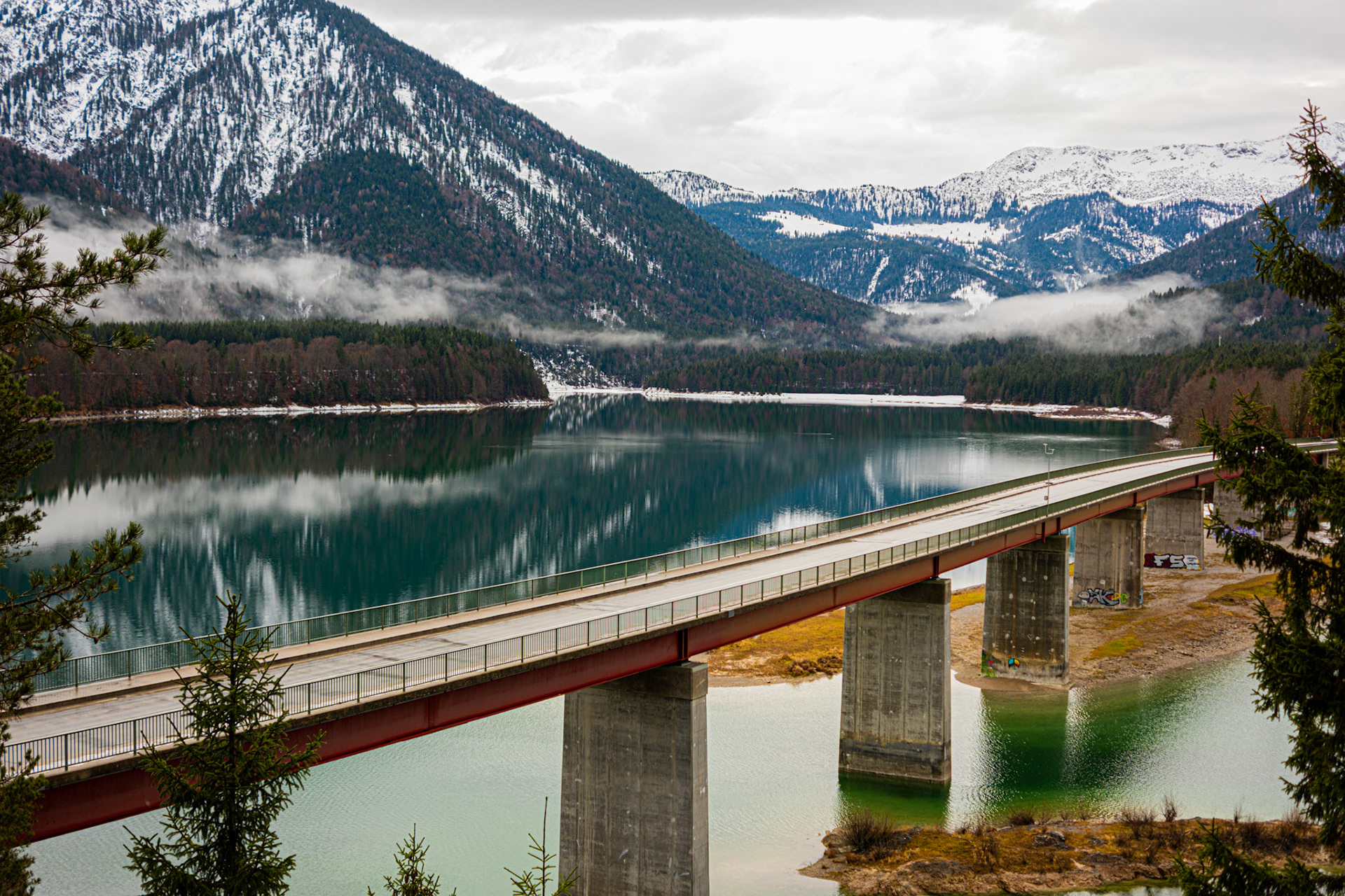 Sylvenstein bridge, Lengerries, Germany