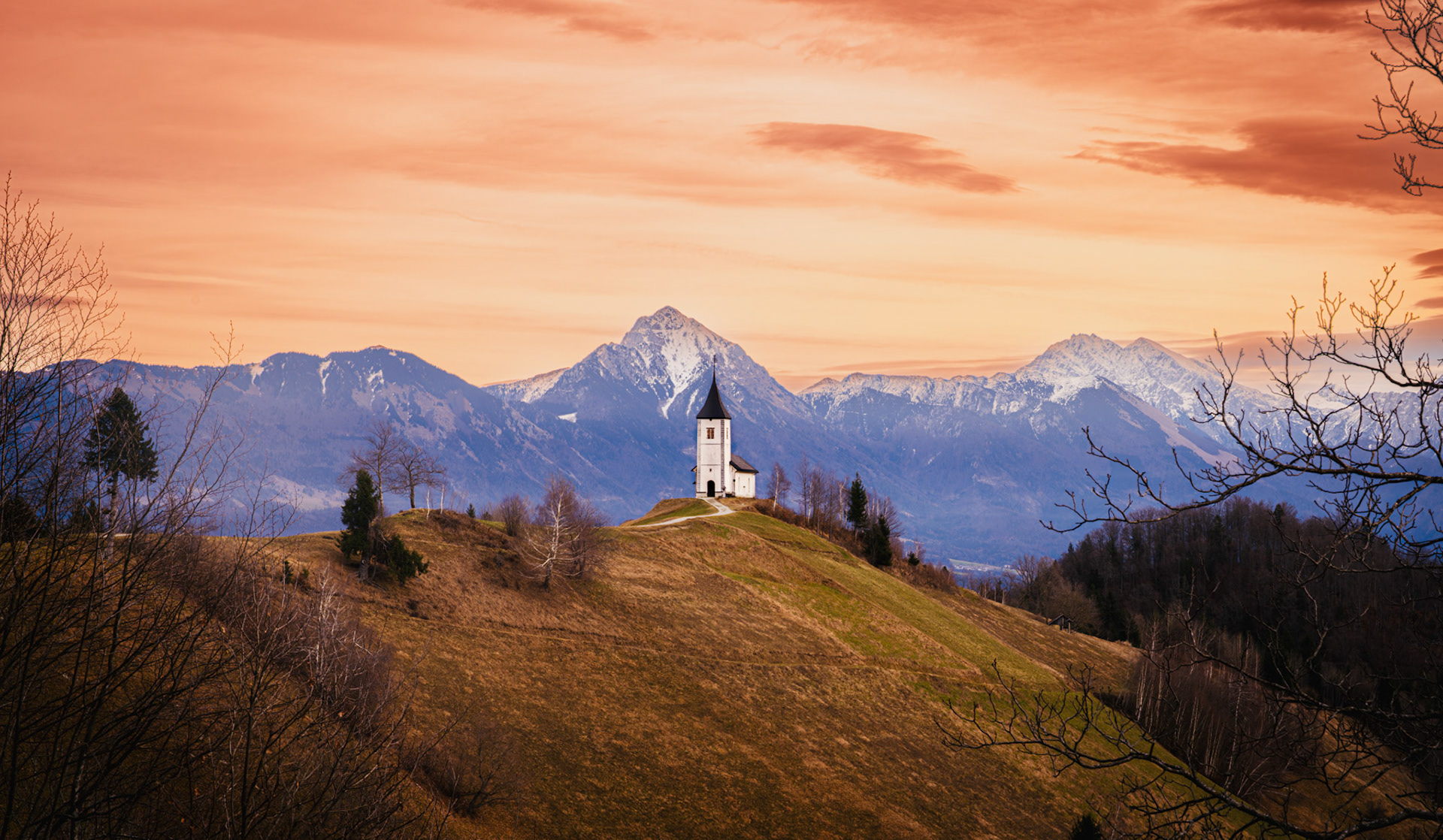 Church of Saints Primus and Felician in Jamnik, Slovenia