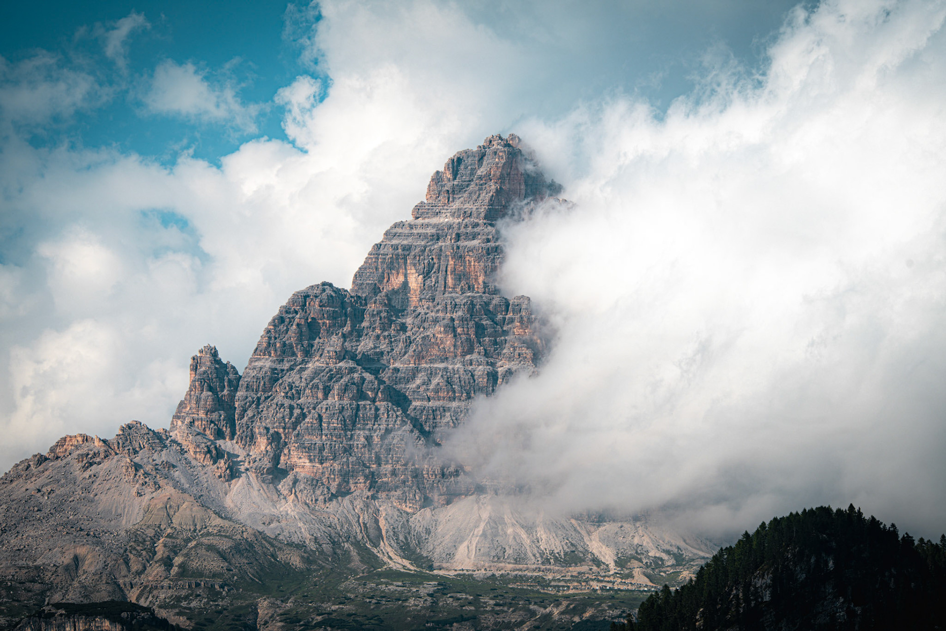 Tre Cime di Lavaredo, Dolomites, Italy