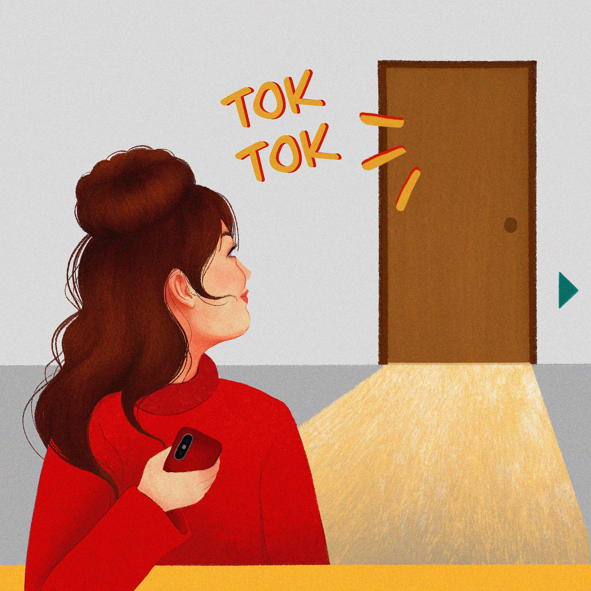 Alguém bate na porta de Anne