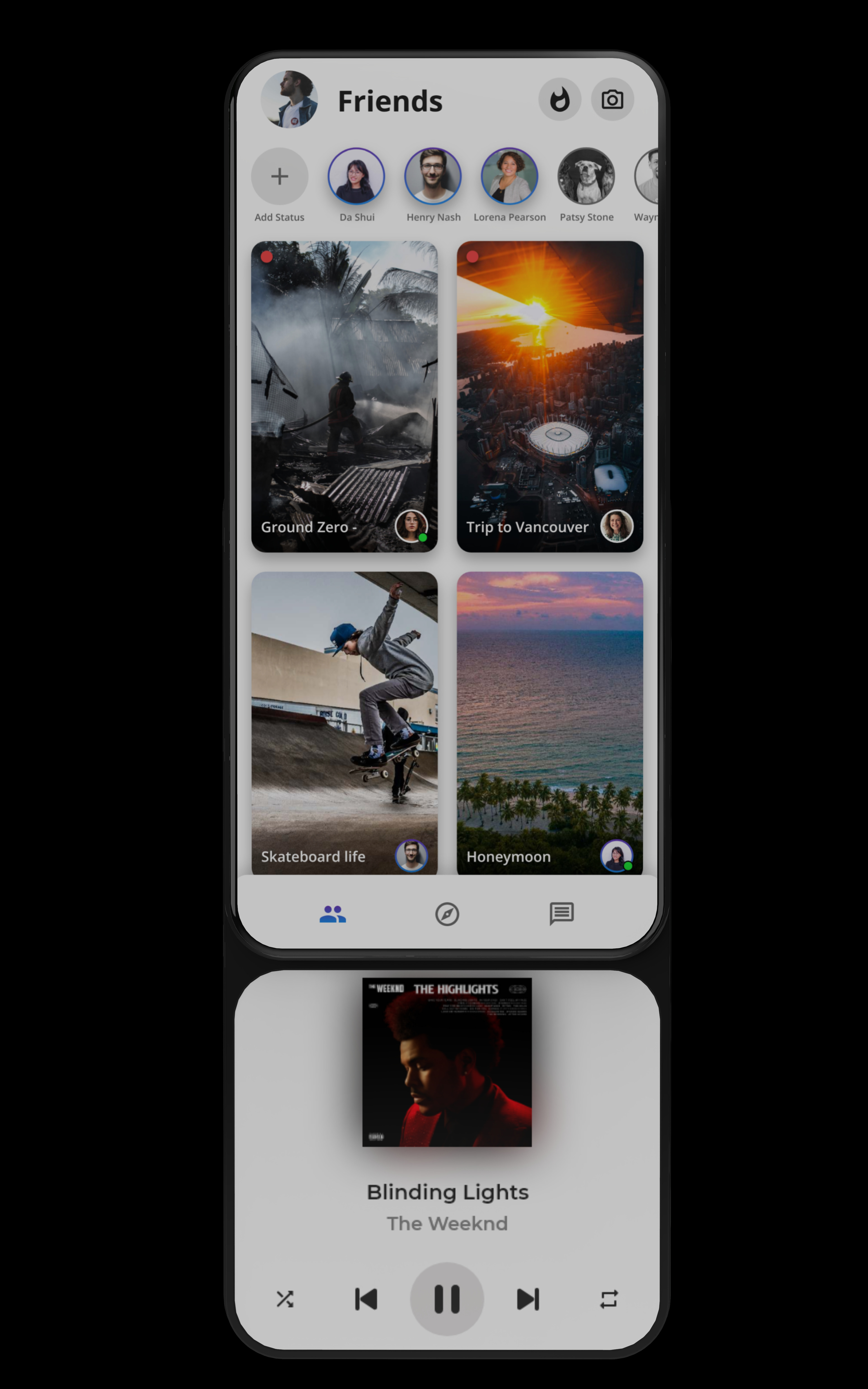 Two apps multi-tasking