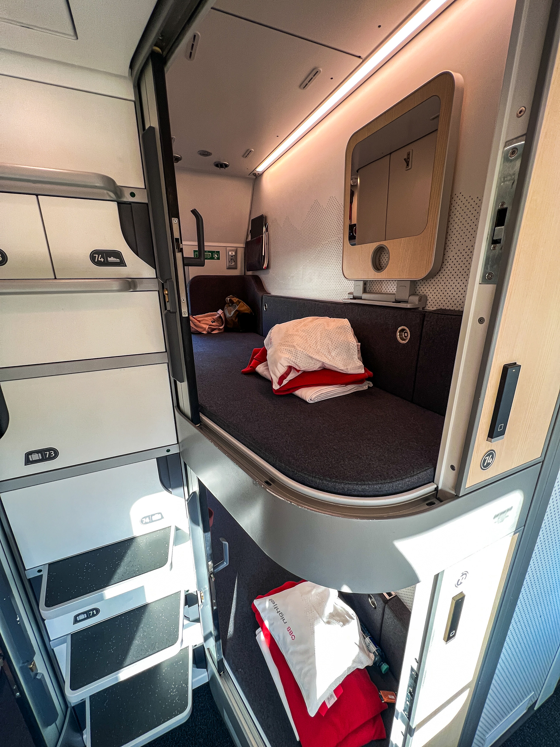 Sicht in die Schlafkabine