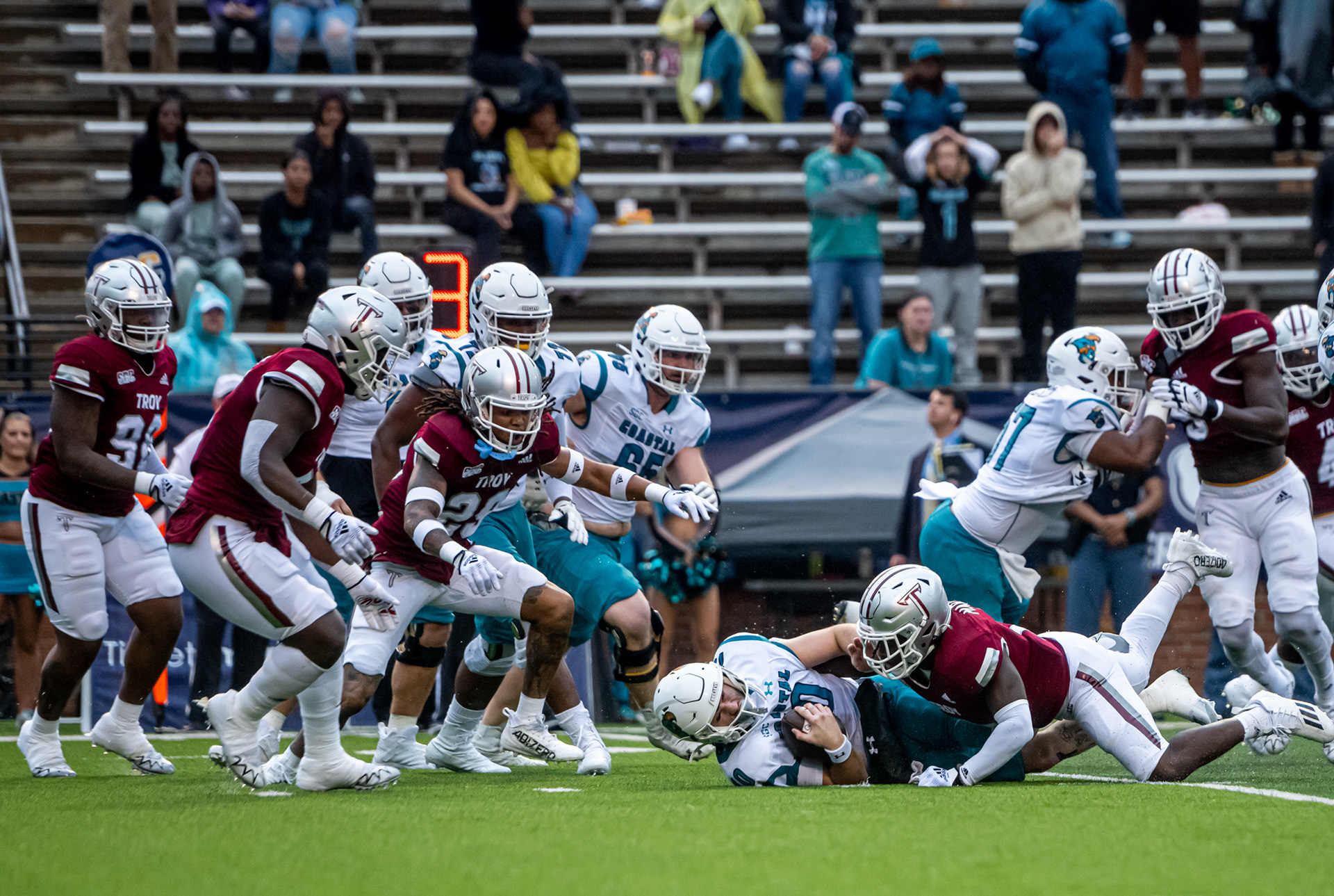 Carlton Martial makes big hit during Sunbelt Championship Game 