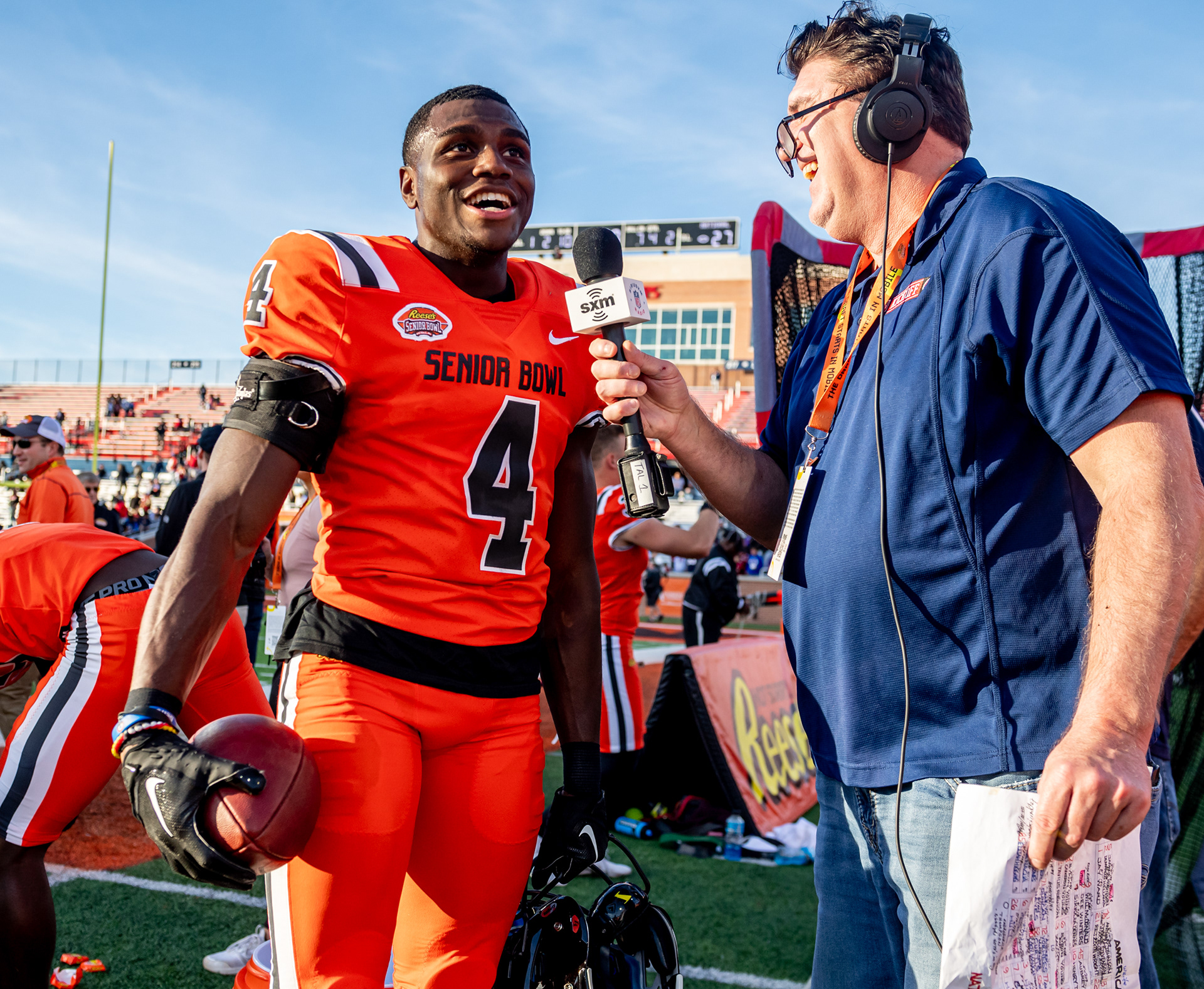 Ja'Korian Bennett Interview in Senior Bowl 2023