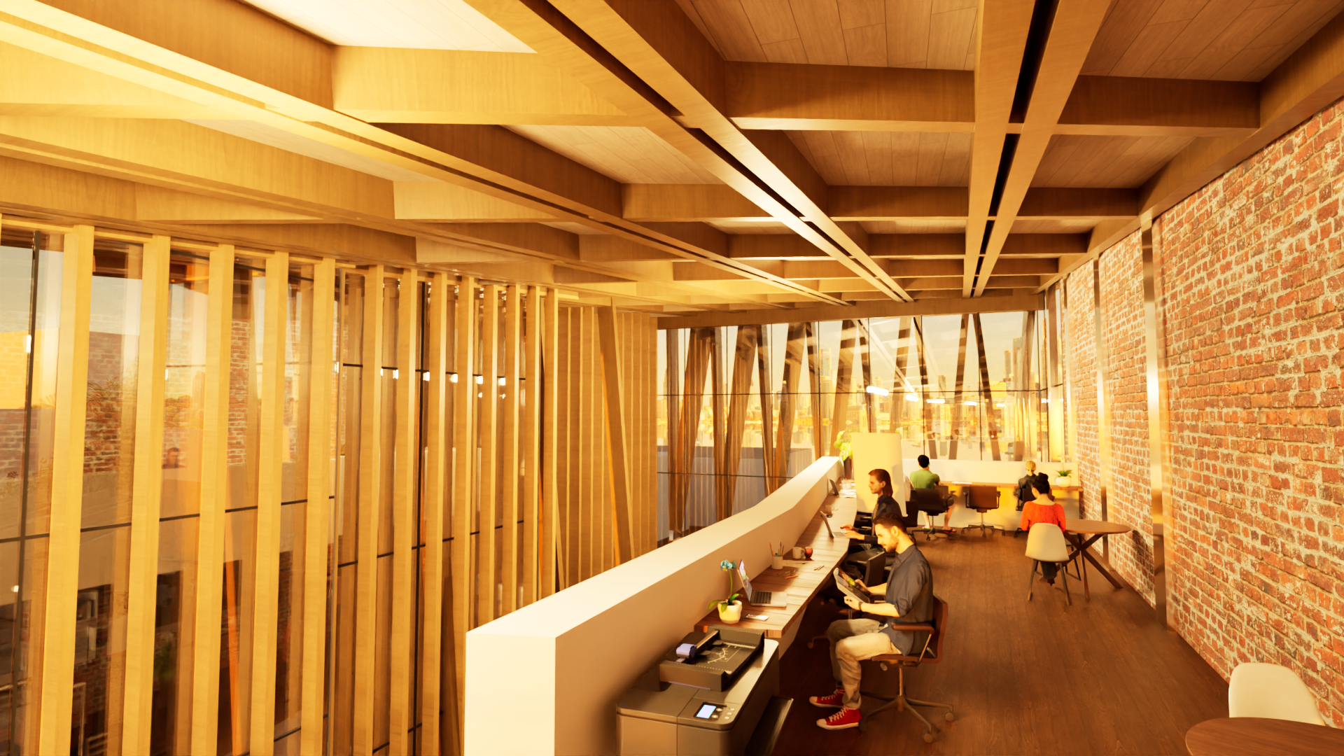 quiet study mezzanine