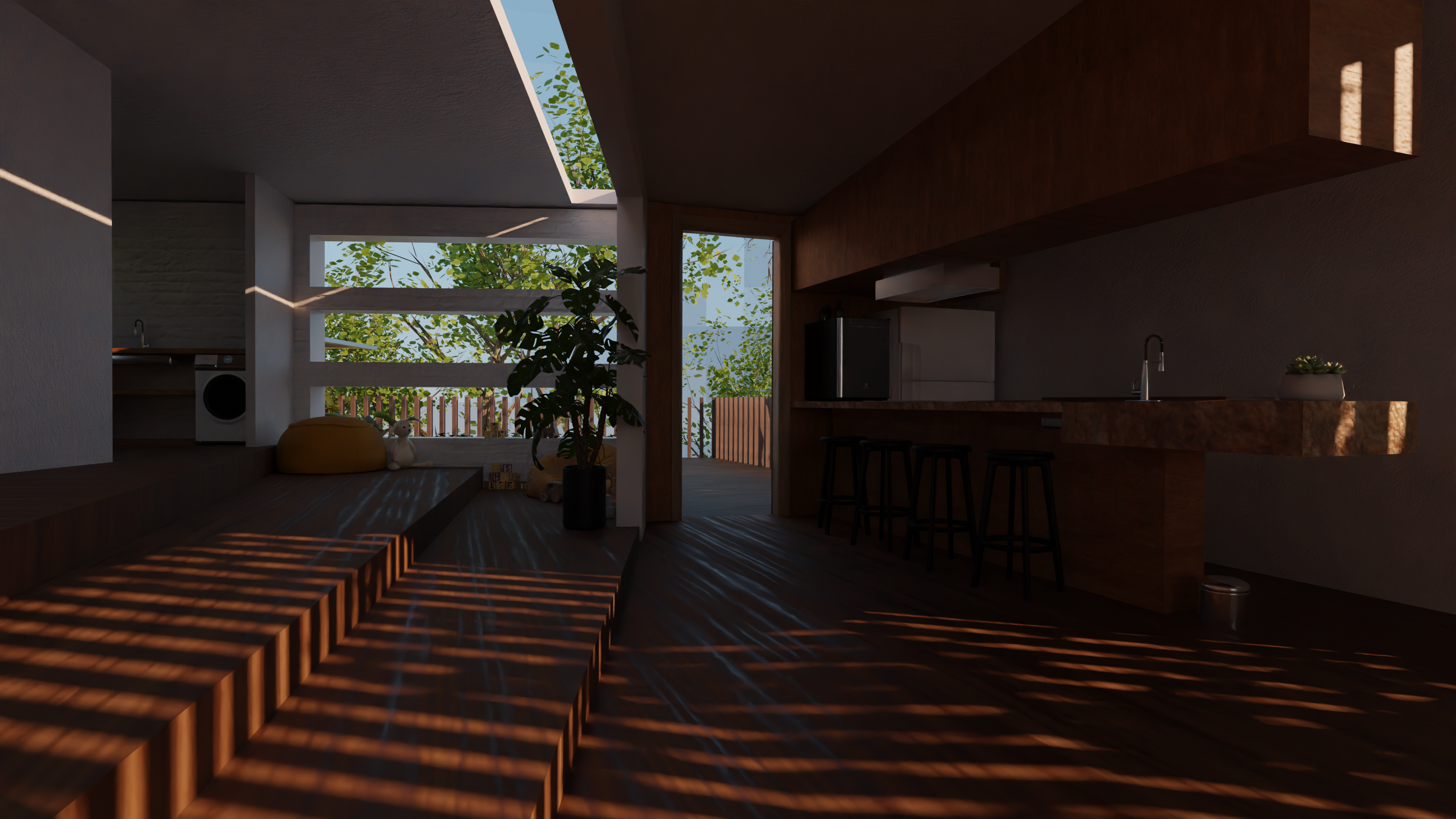 Upstairs Kitchen