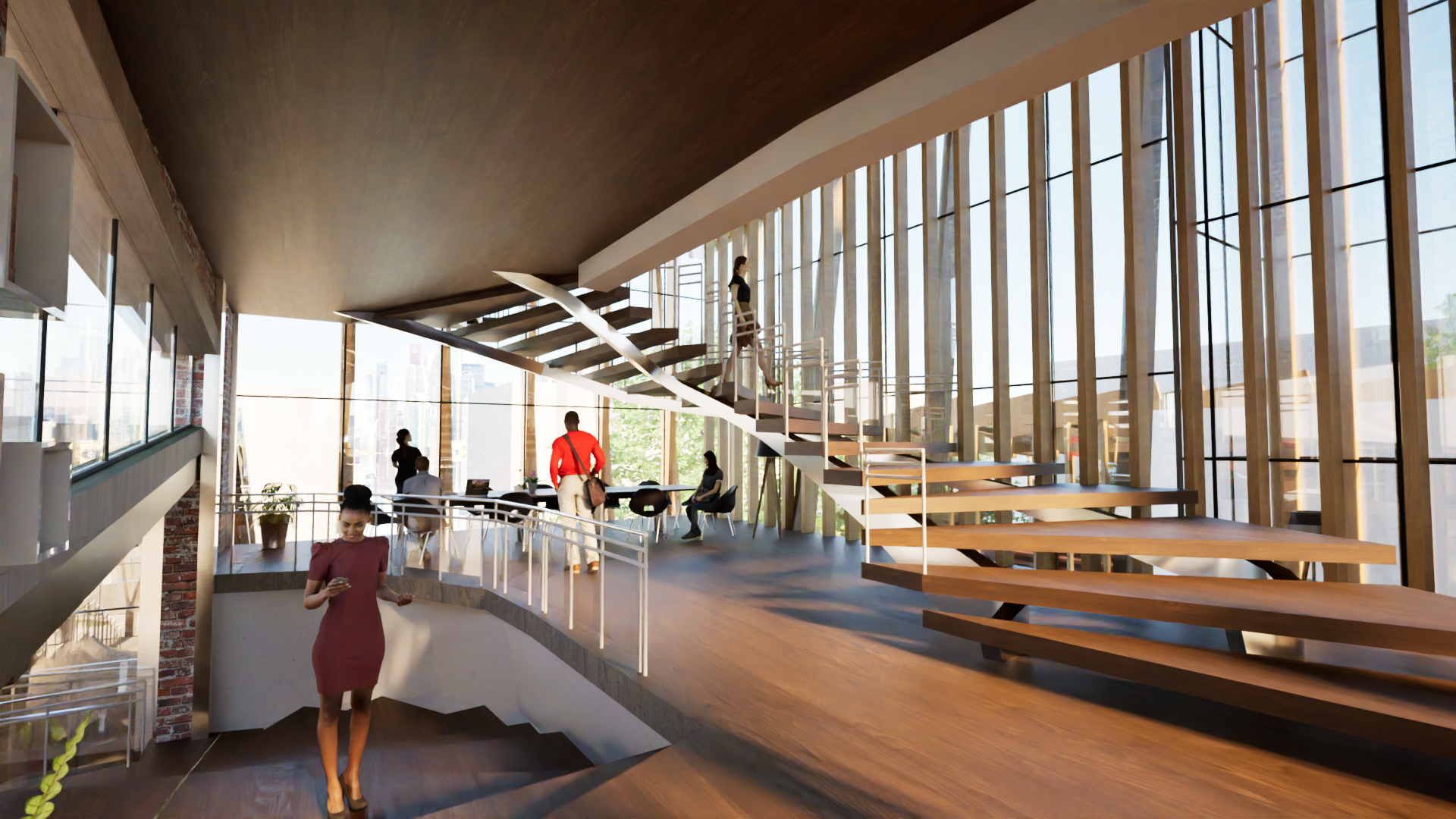 Upstairs Library & Meeting entry