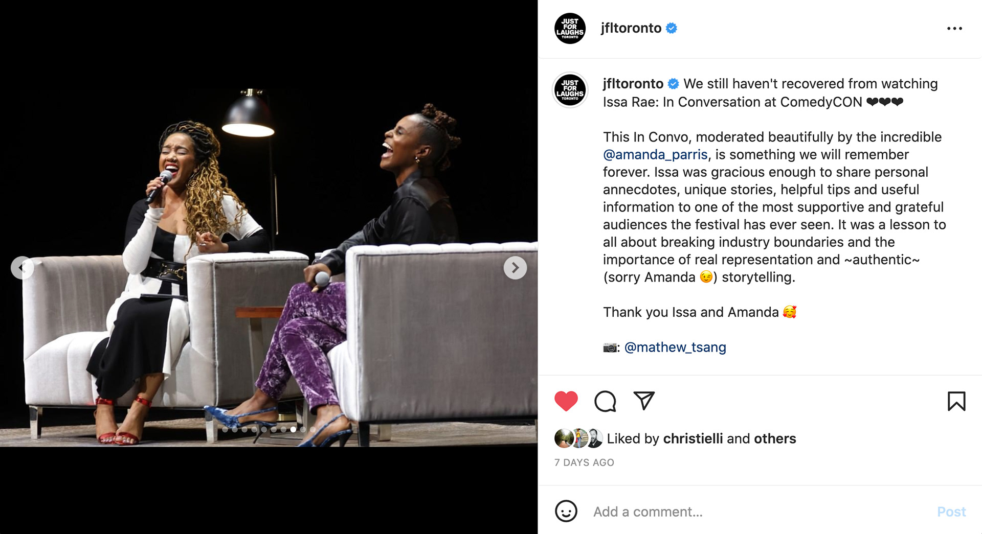 Issa Rae & Amanda Parris.