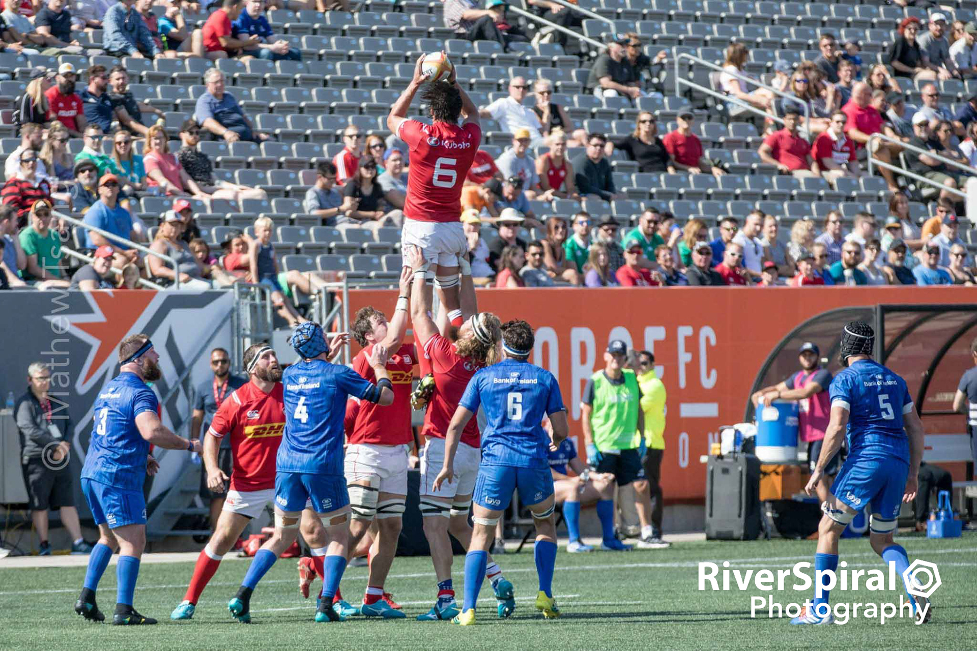 Team Canada Rugby Action.