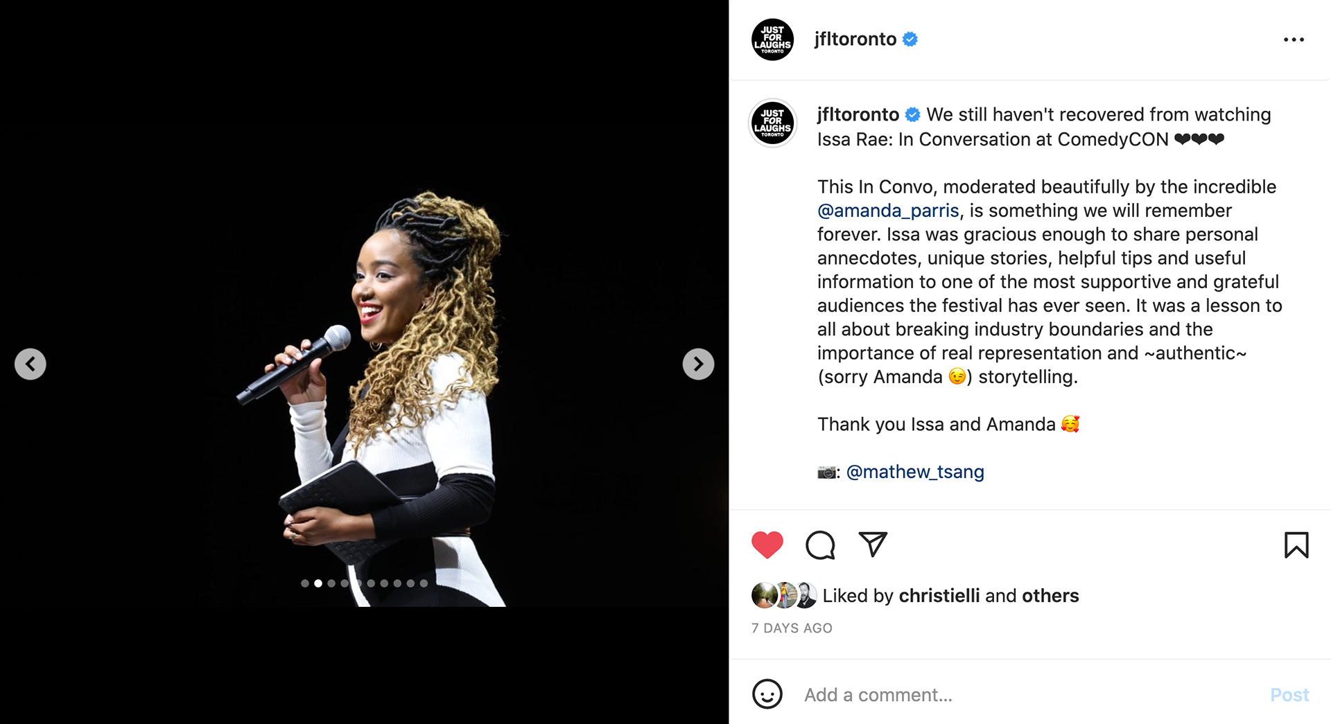Amanda Parris.