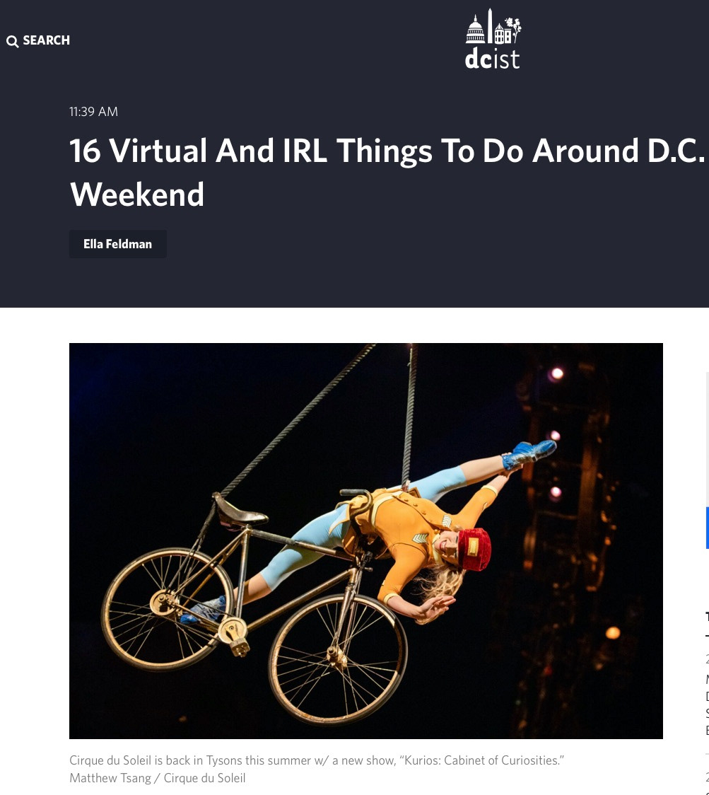 dcist - Cirque du Soleil