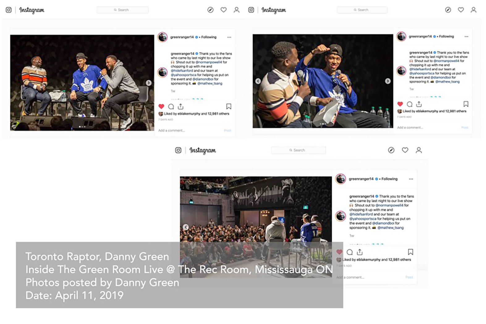 Toronto Raptor, Danny Green.
