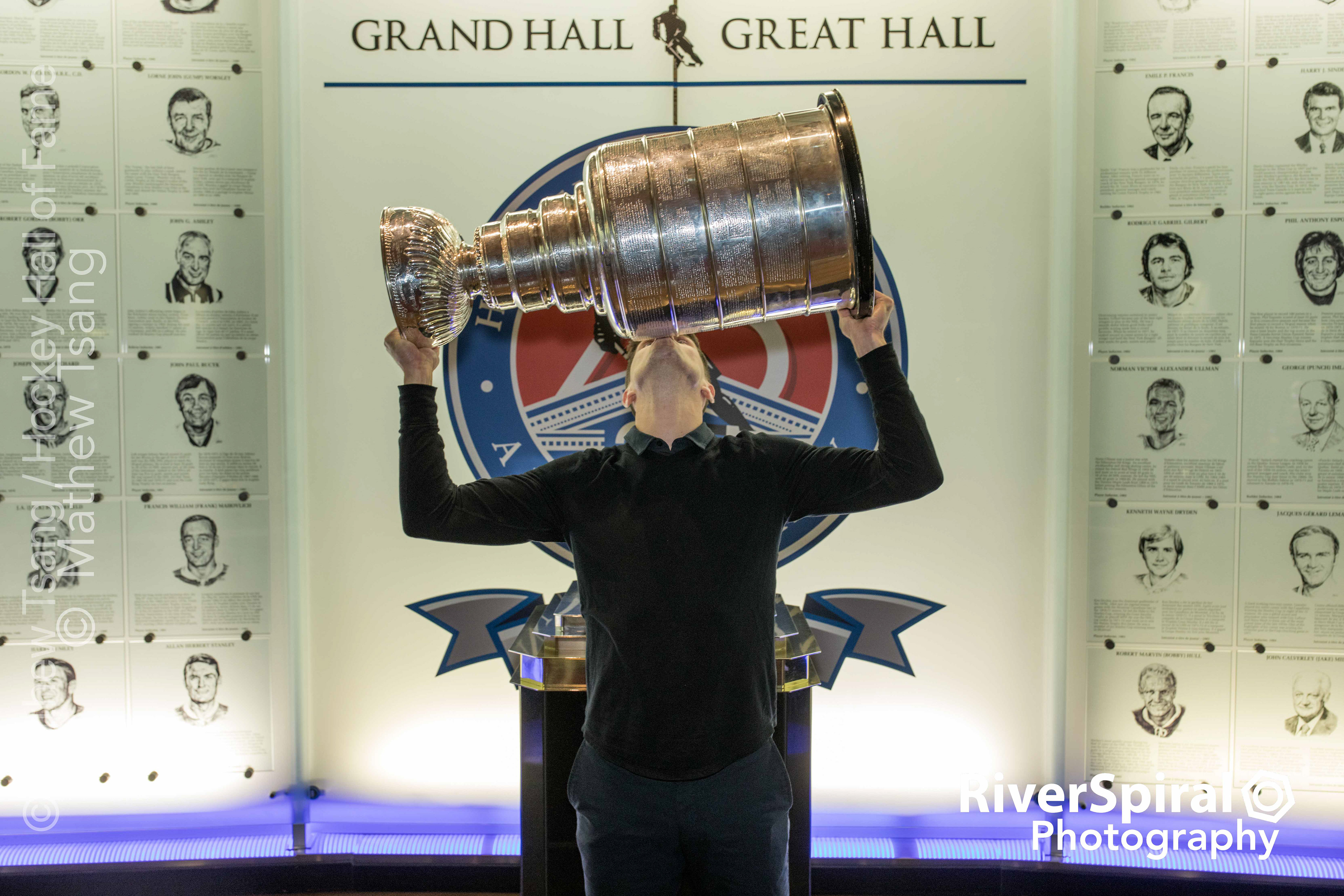 Ben Lovejoy with the Stanley Cup.
