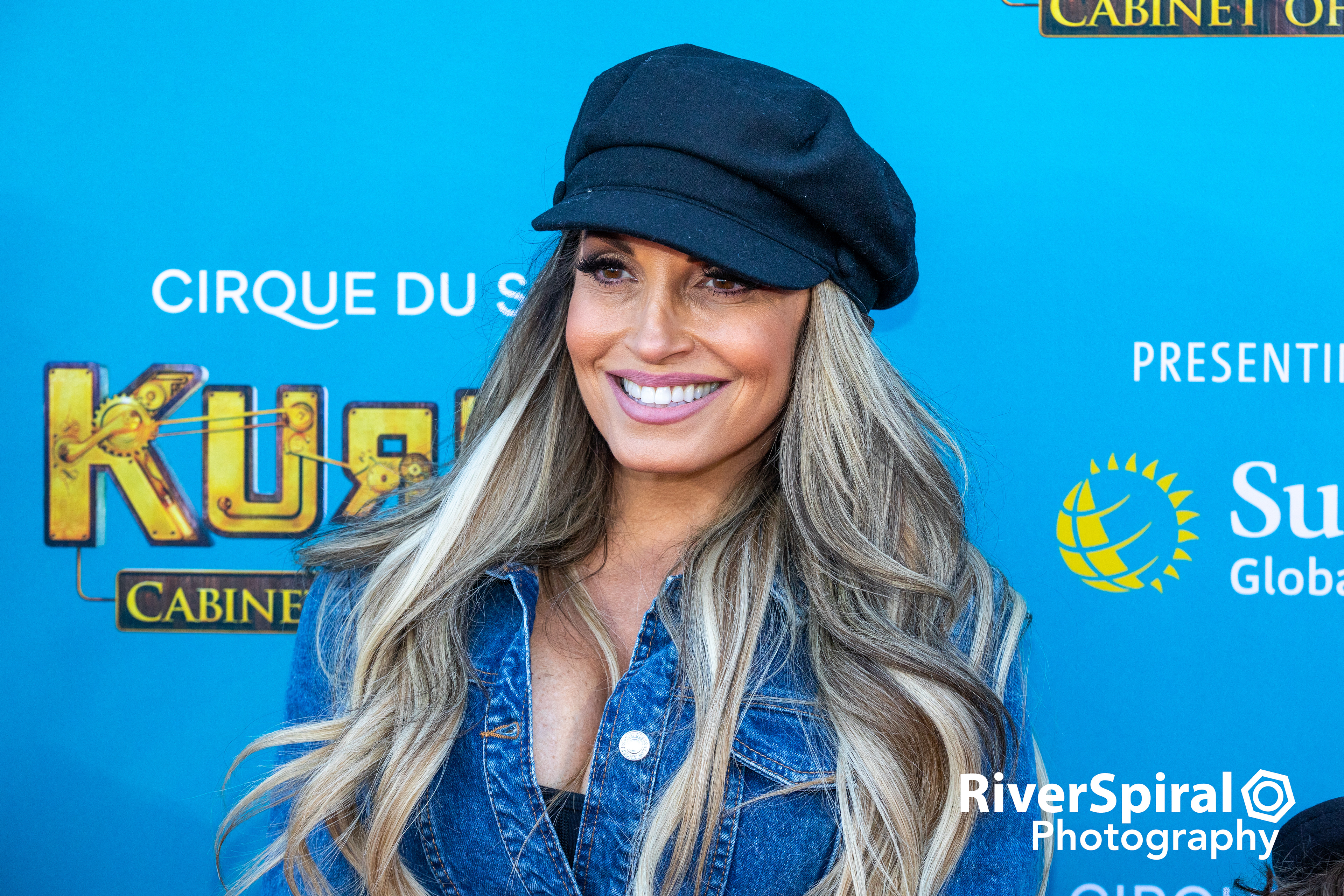 Trish Stratus at the 2022 Toronto Premiere of Cirque du Soleil: Kurios in Toronto.