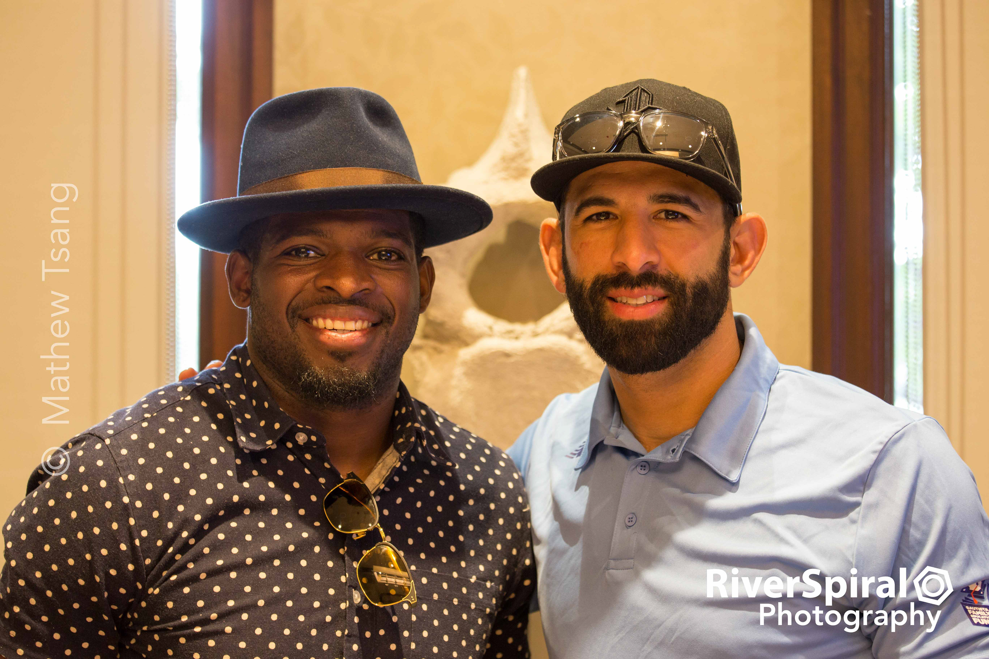 P.K. Subban & Jose Bautista.