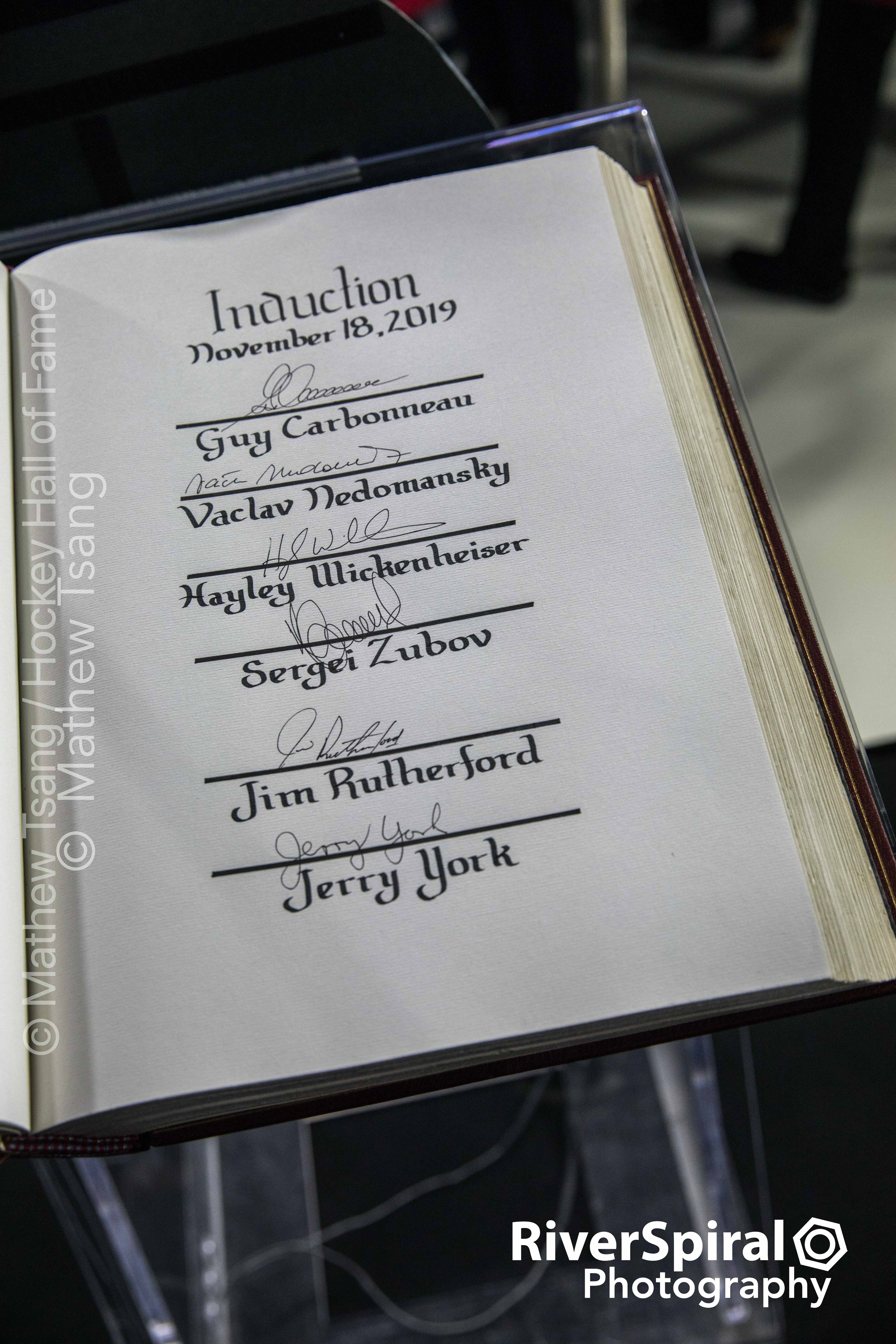 2019 HHOF Inductees.