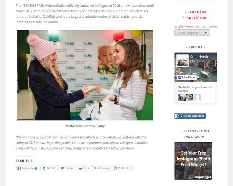 Fashion Designer, Bojana Sentaler.