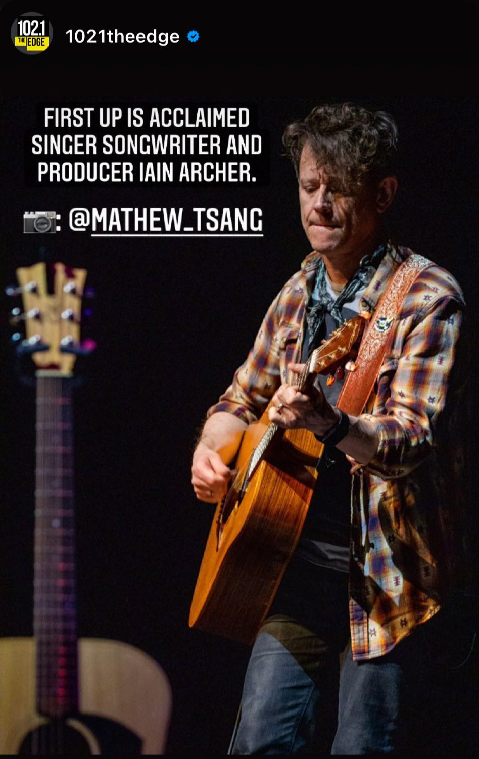 Iain Archer - For 102.1 The Edge.