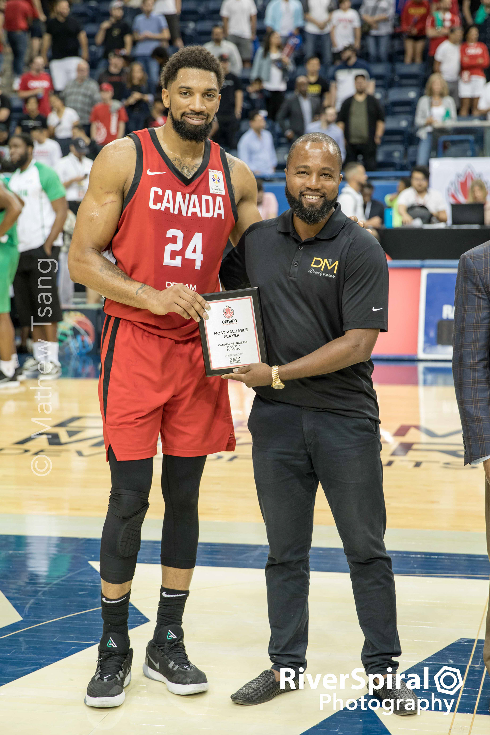 Team Canada vs Team Nigeria.