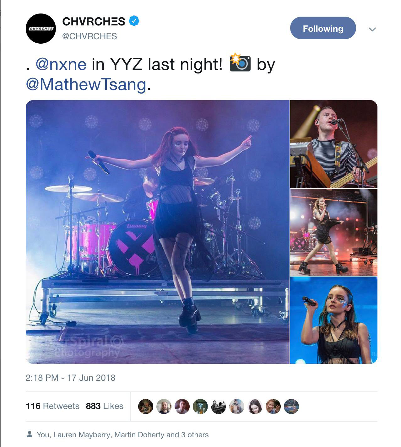Lauren Mayberry, CHVRCHES.