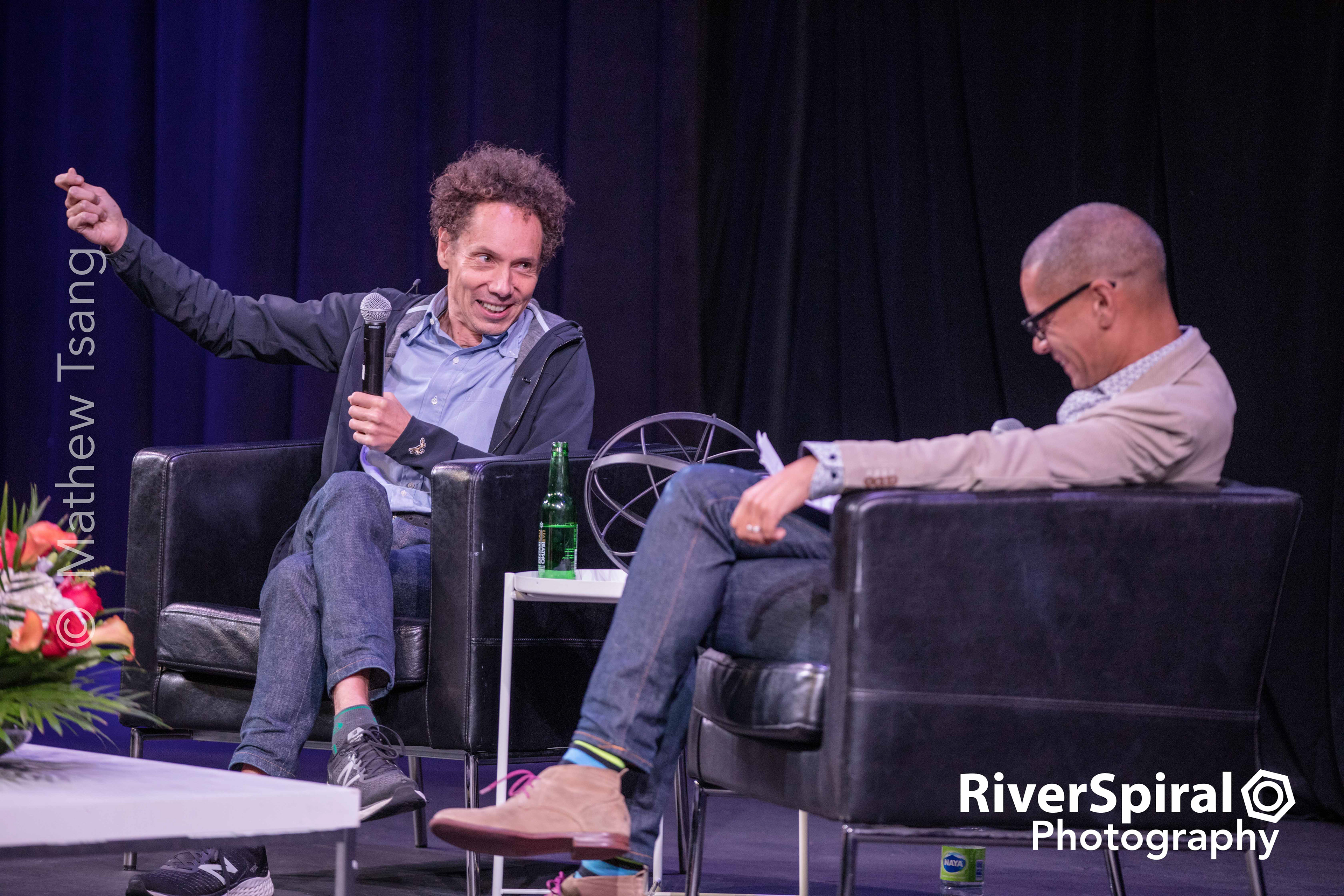 New York Times Best Selling Author Malcolm Gladwell discusses his new book 'Talking to Strangers' with Canadian radio personality Matt Galloway (Toronto International Festival of Authors (TIFA), September 30, 2019)