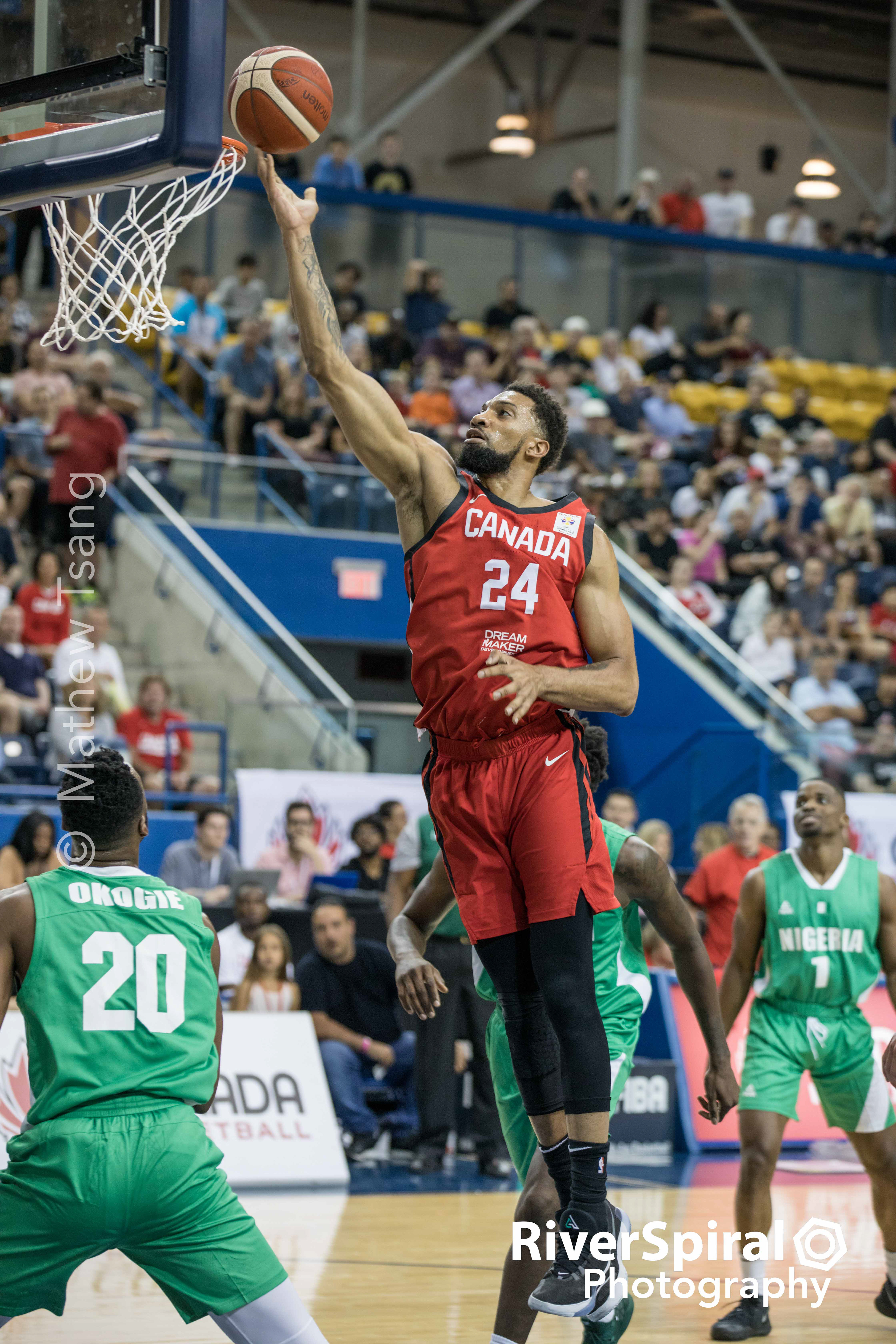 Team Canada vs Team Nigeria.