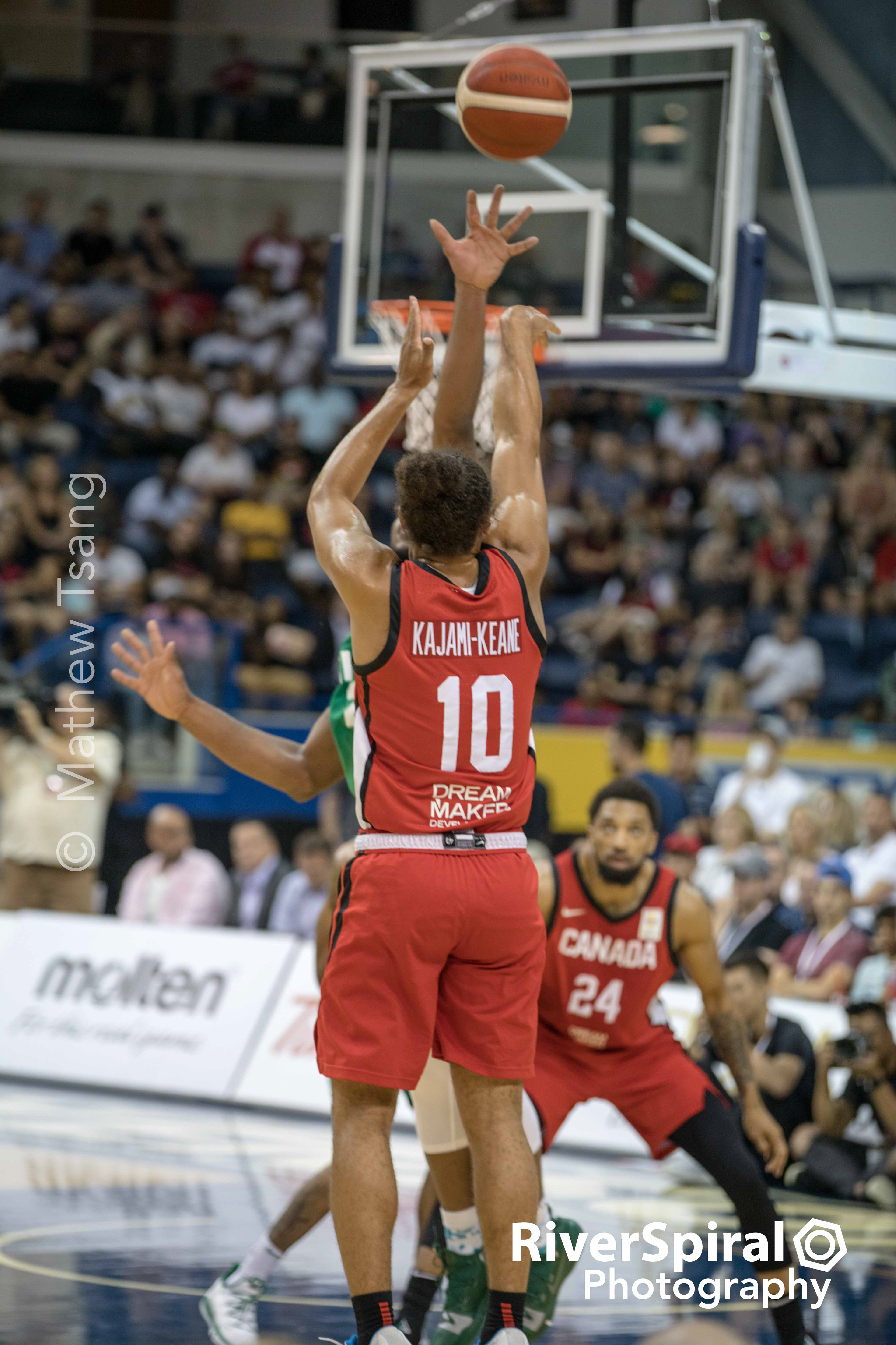 Team Canada vs Team Nigeria.