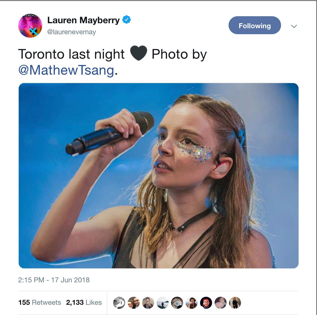 Lauren Mayberry, CHVRCHES.