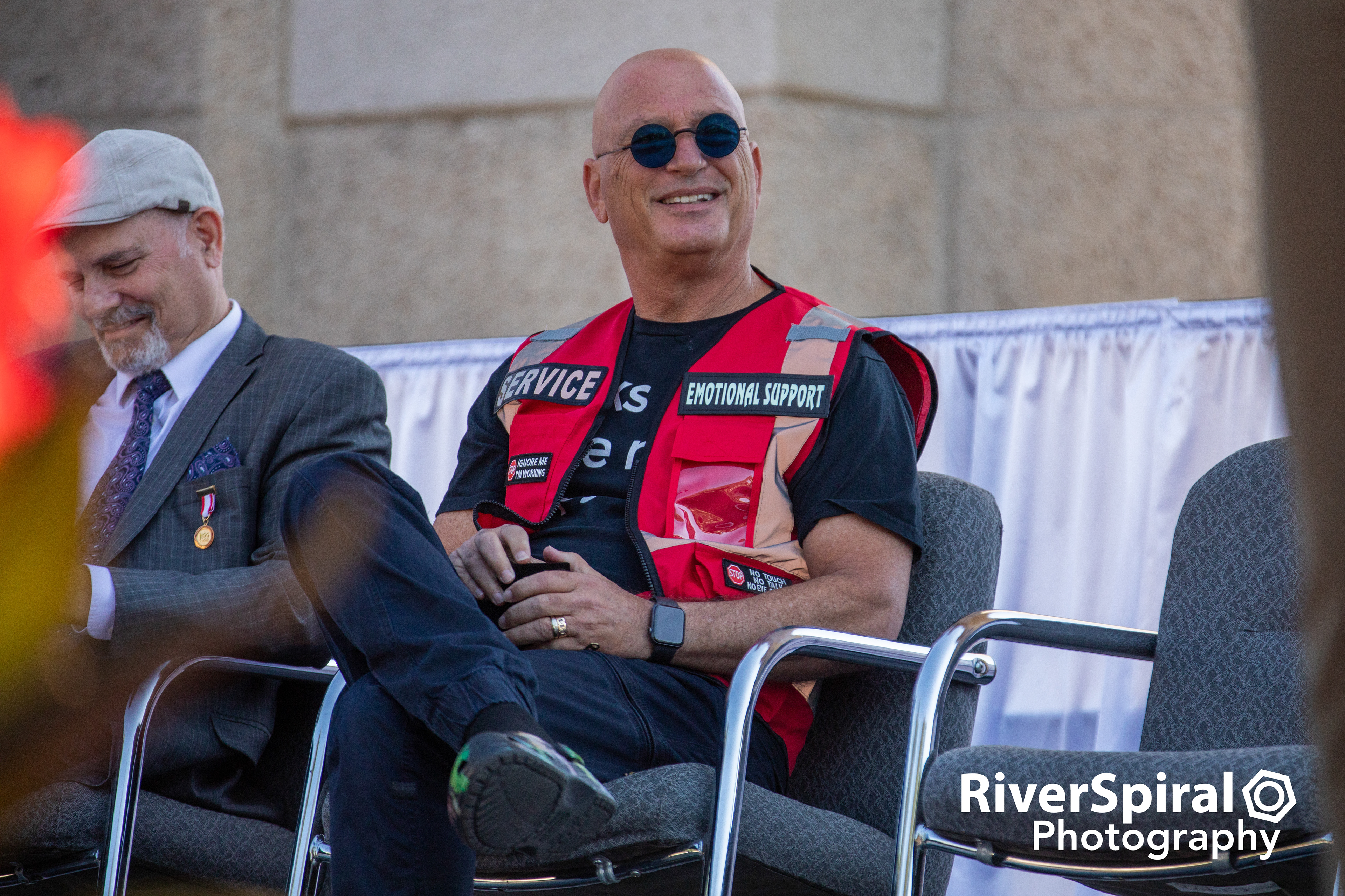Howie Mandel at the Opening Ceremony of the 2022 Canadian National Exhibition (CNE).