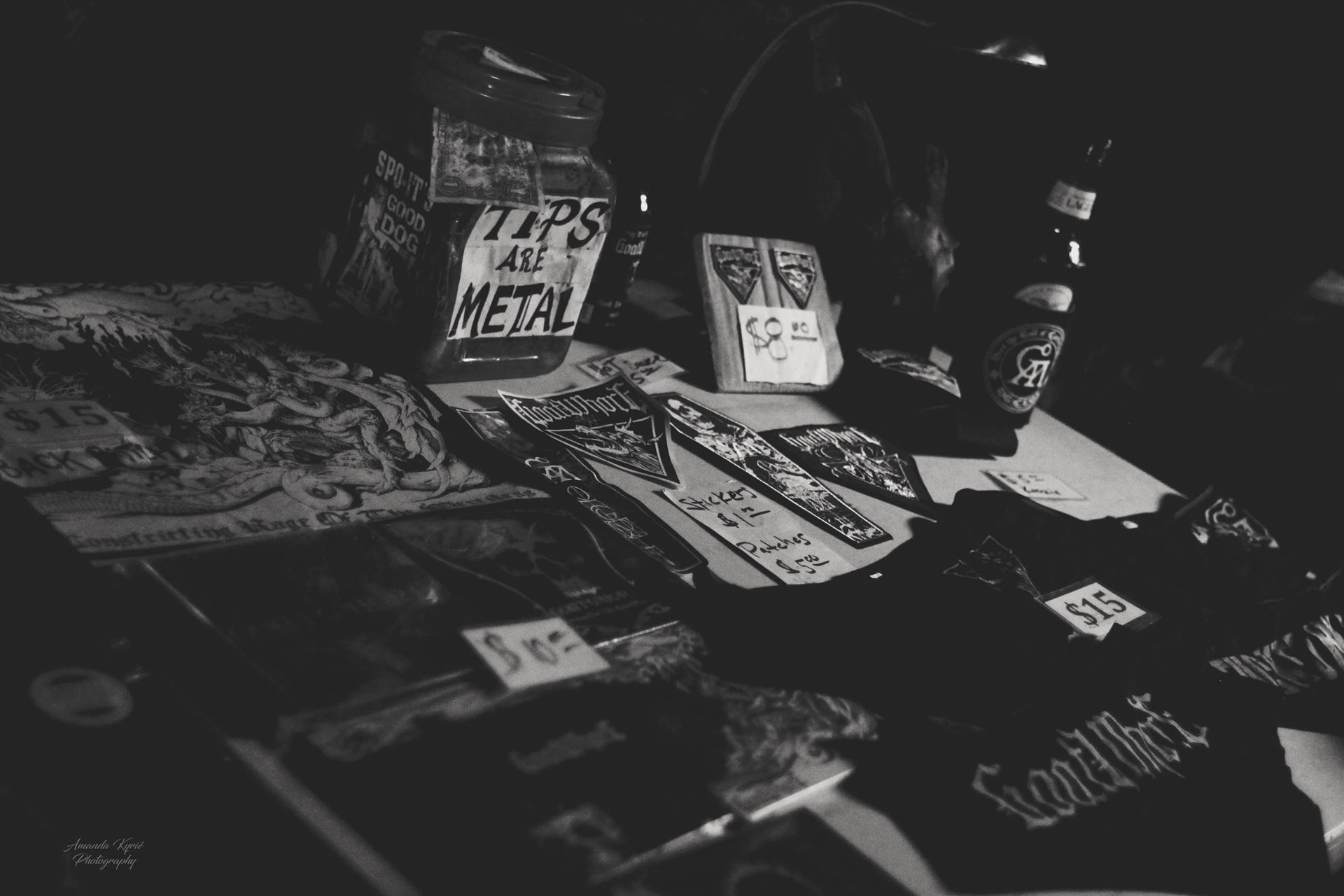Merch Table-Goatwhore- Tavern 2017