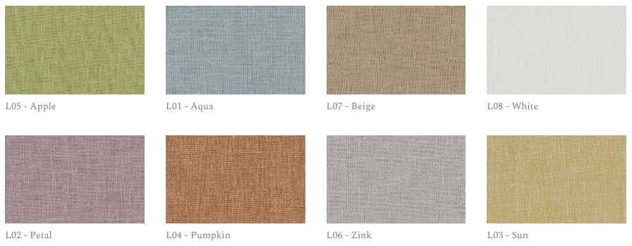 Linnen rug & binding