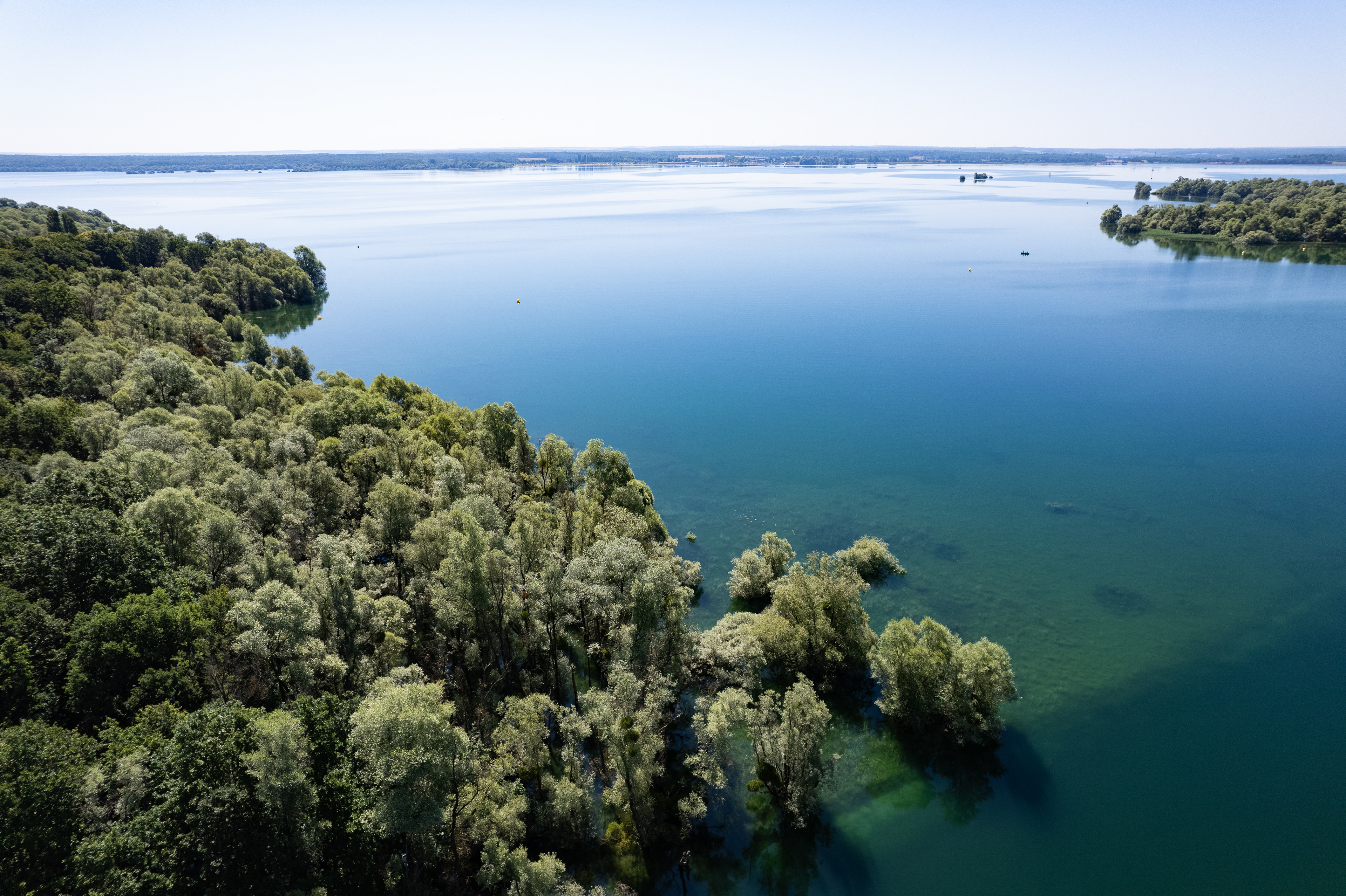 Image de drone - Lacs Forêt d'Orient