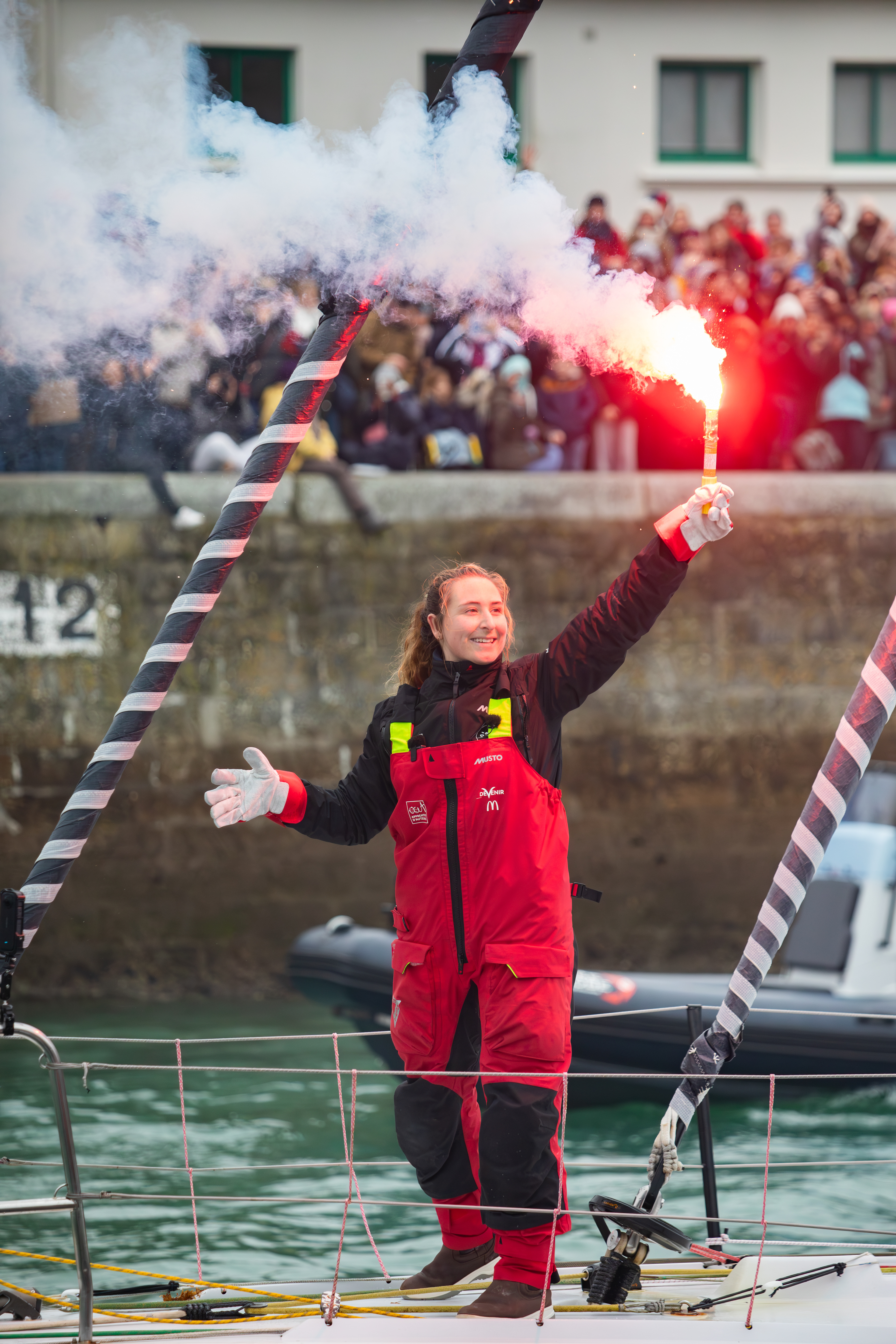 Arrivée Violette Dorange