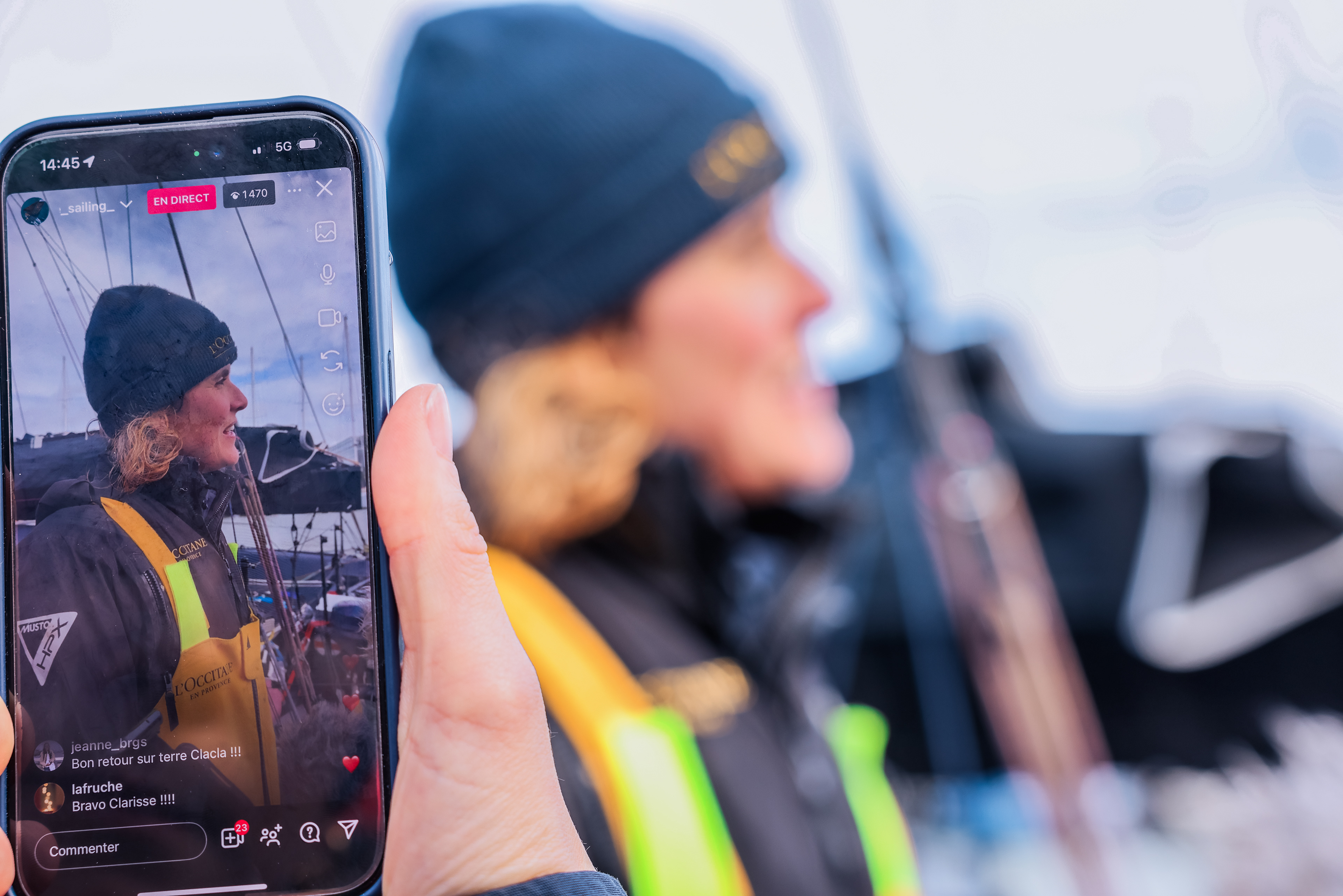 Arrivée Clarisse Crémer