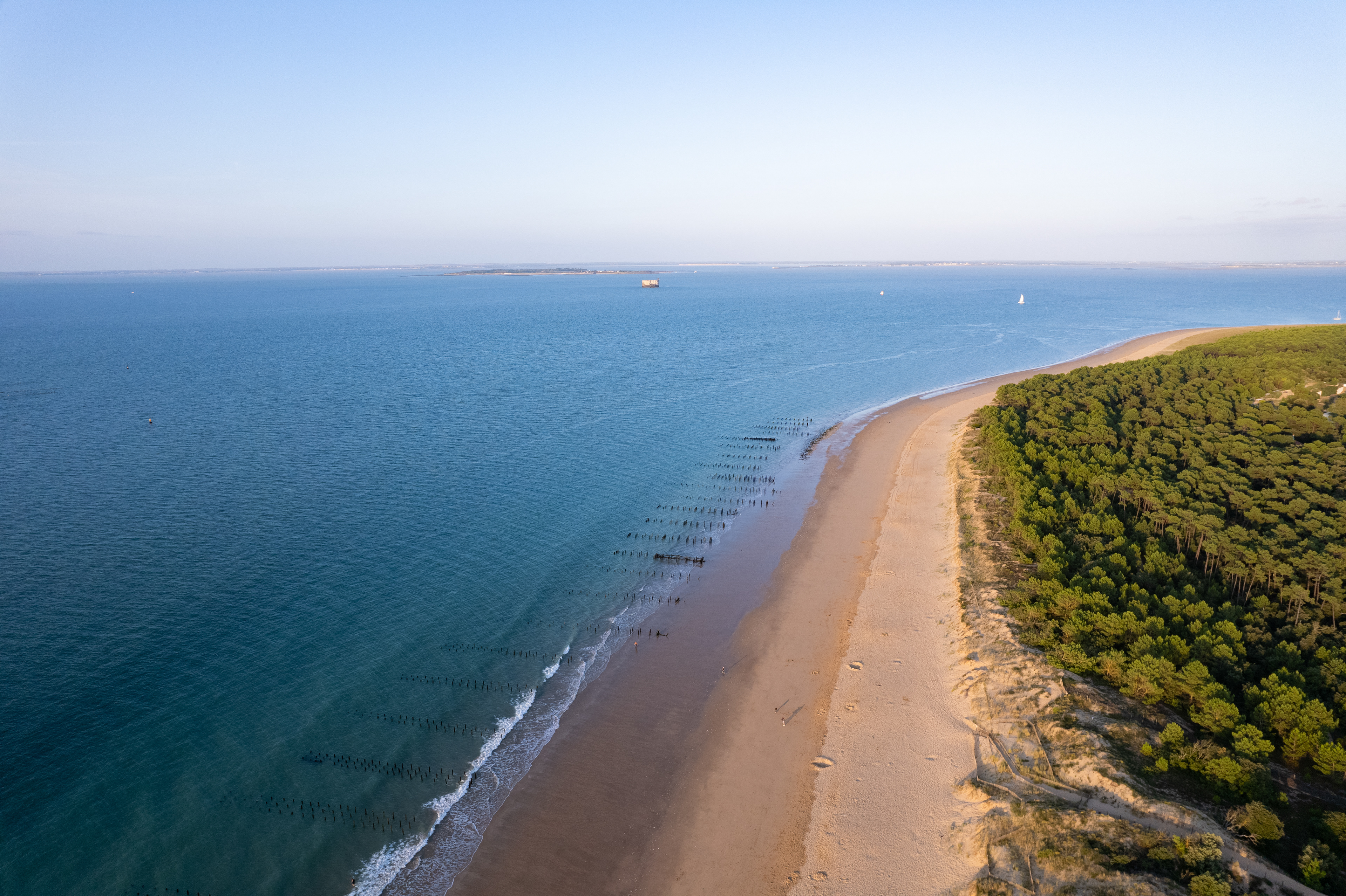 Image de drone - pointe des Saumonards