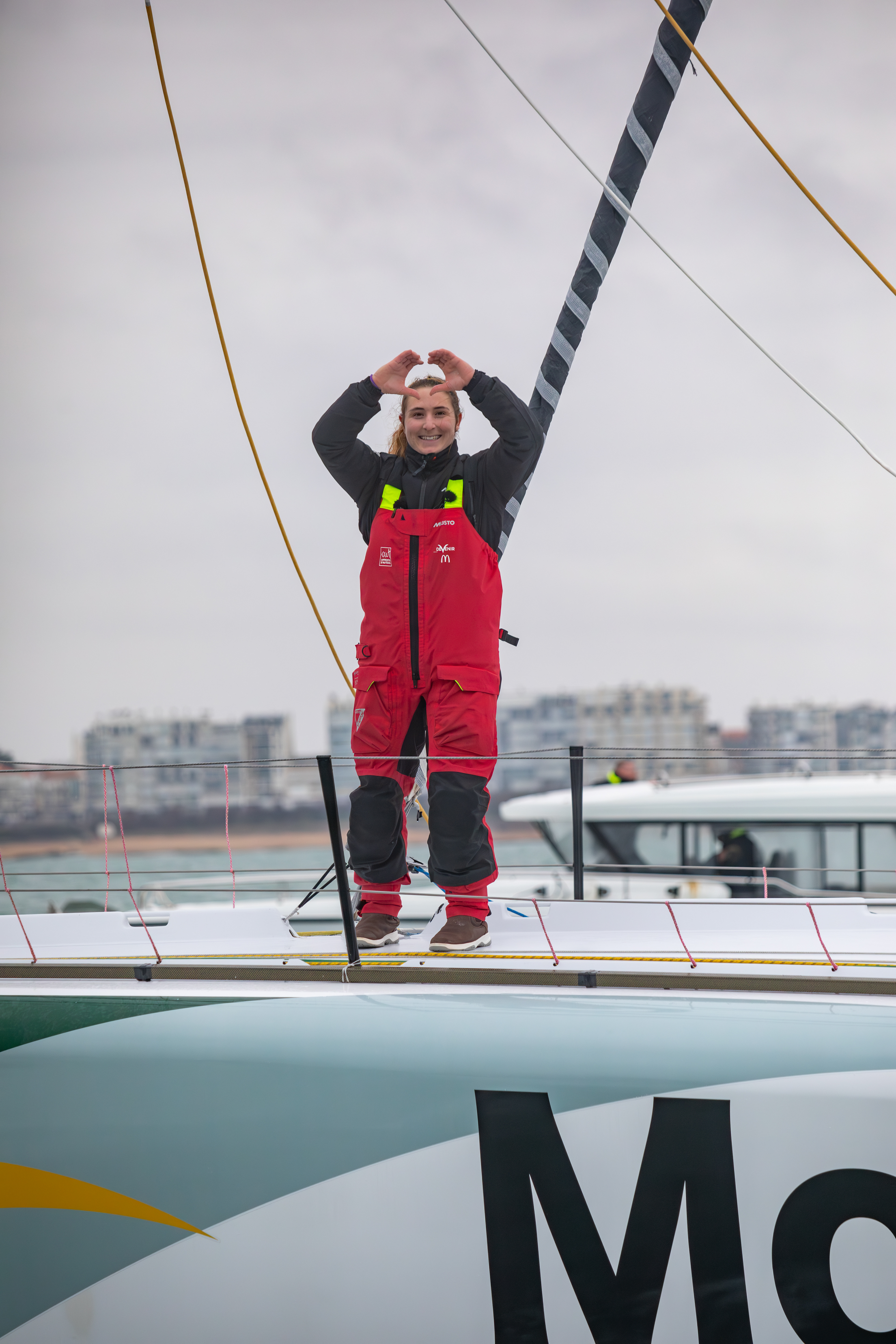 Arrivée Violette Dorange