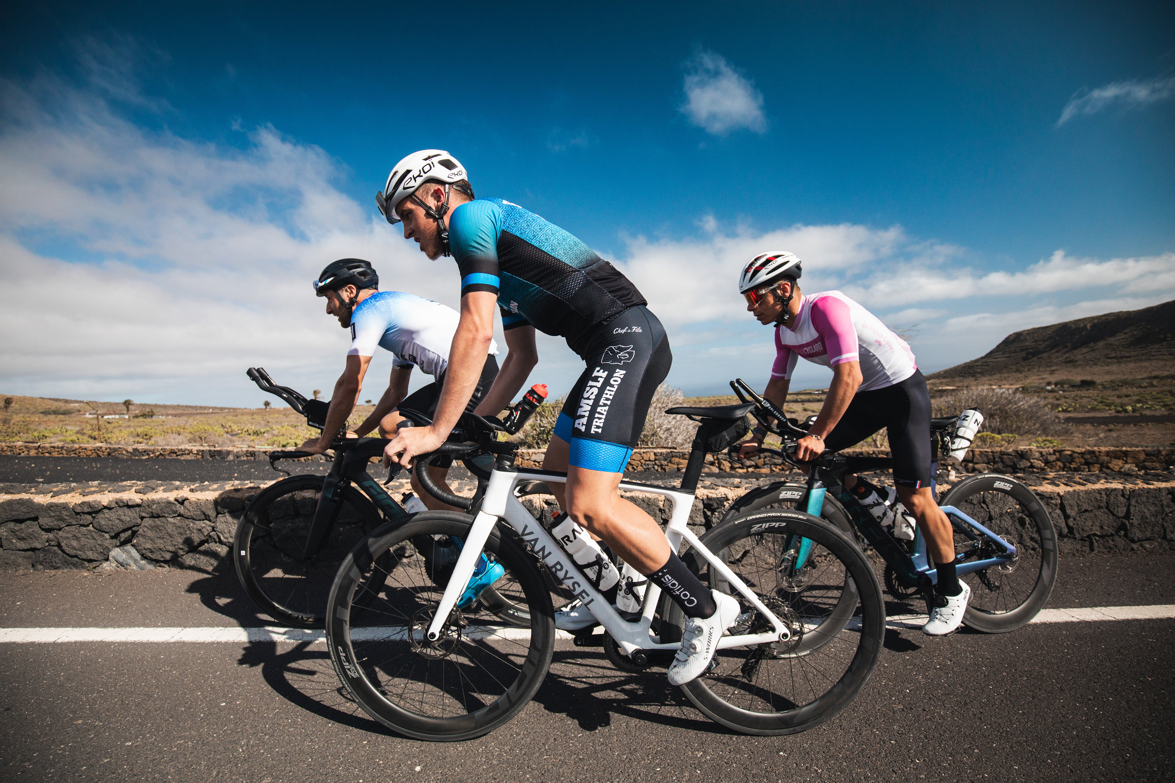 Entrainement vélo à Lanzarote