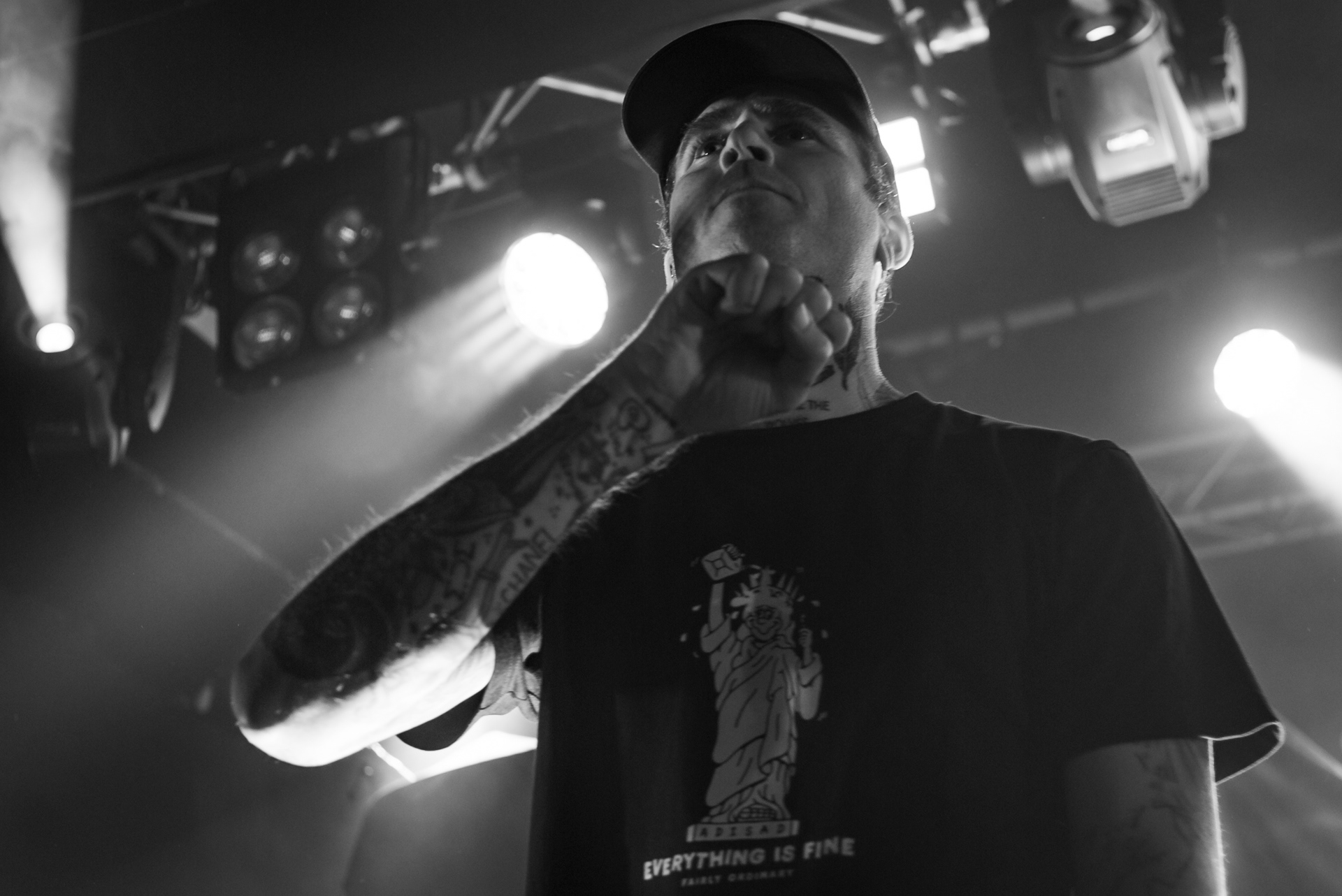 The Amity Affliction performing at Rock City in Nottingham with support from Higher Power and supporting Beartooth.