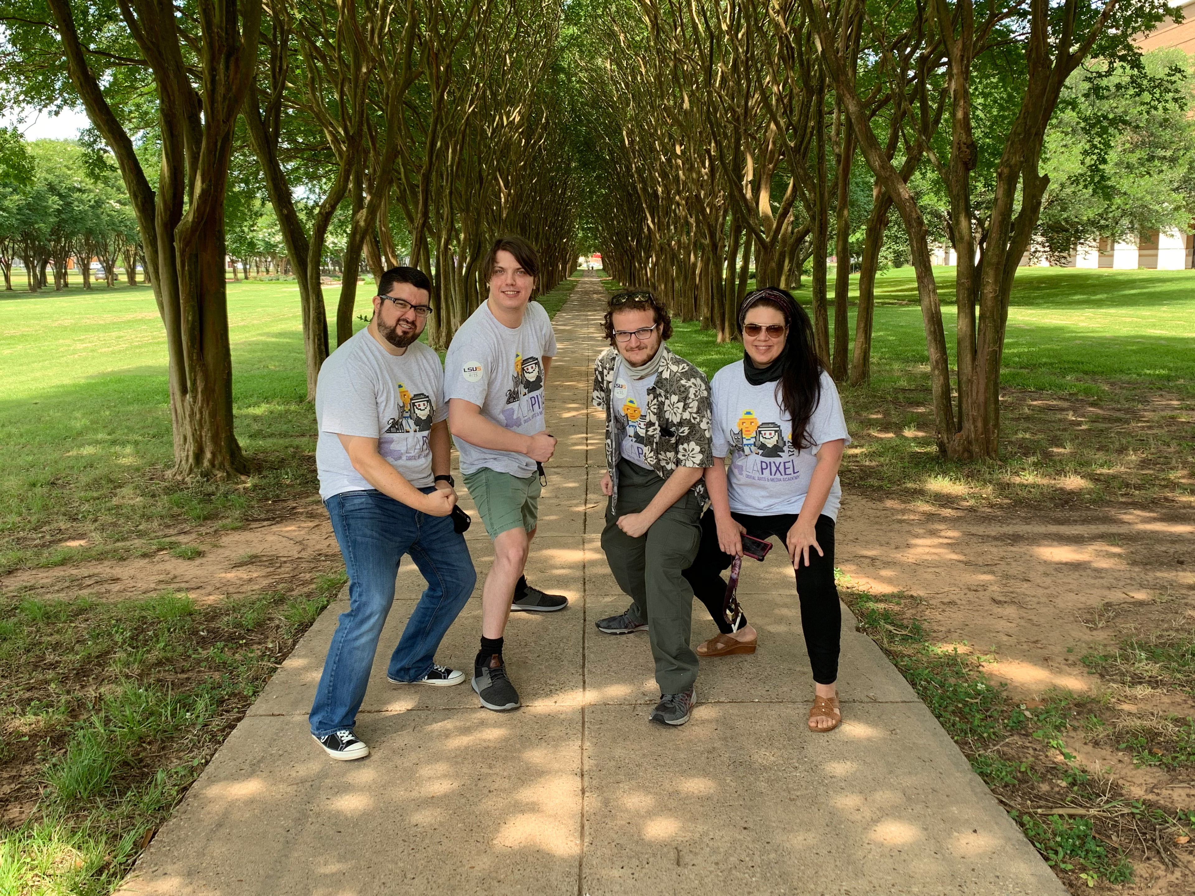 Academy Staff (Left to Right) - Allen Garcie, Rob Cote, Zach Runkle, Vikki Hrody