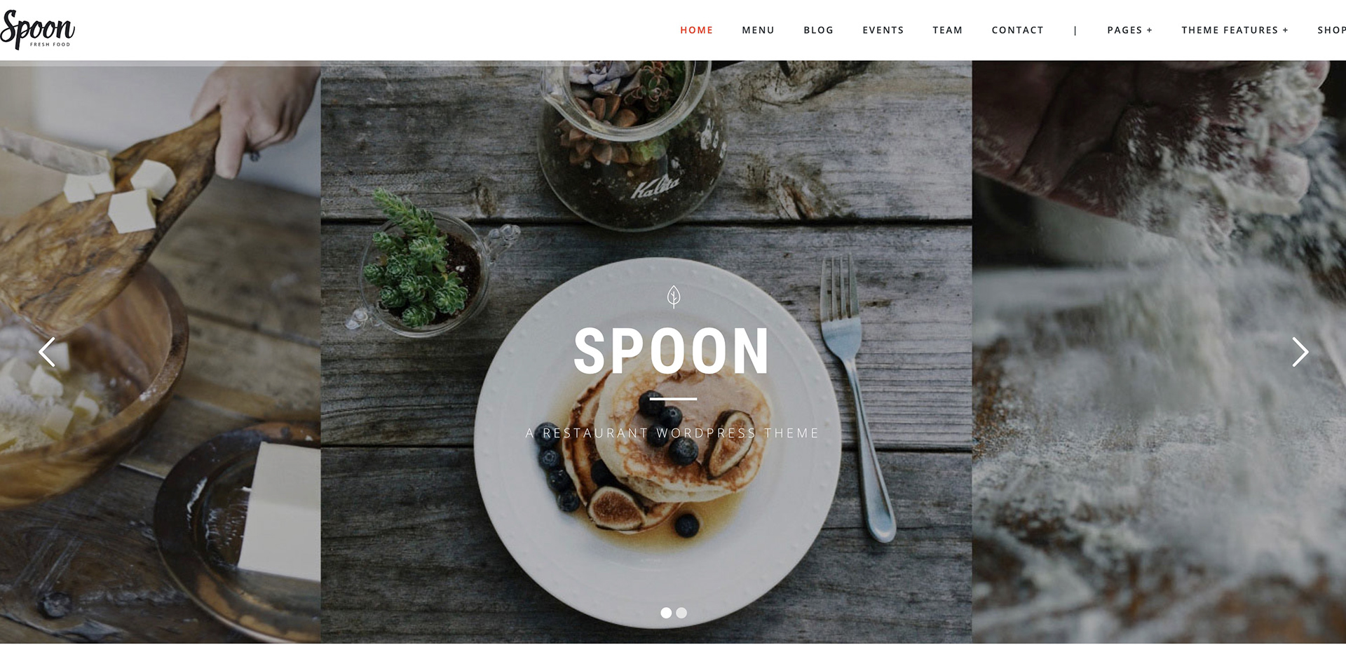 Wordpress Restaurant Web Design