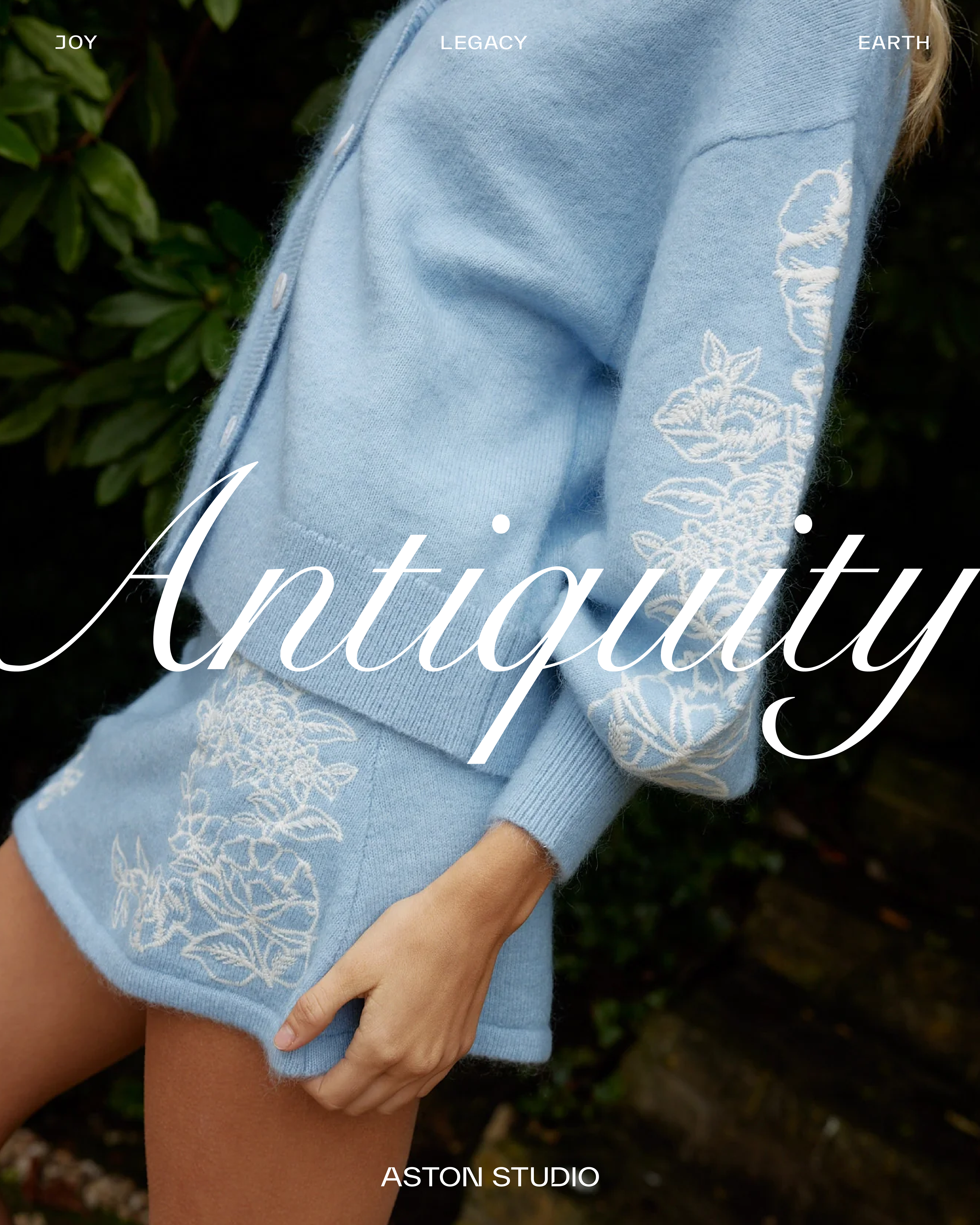 Brand Application for 'Antiquity' Collection
