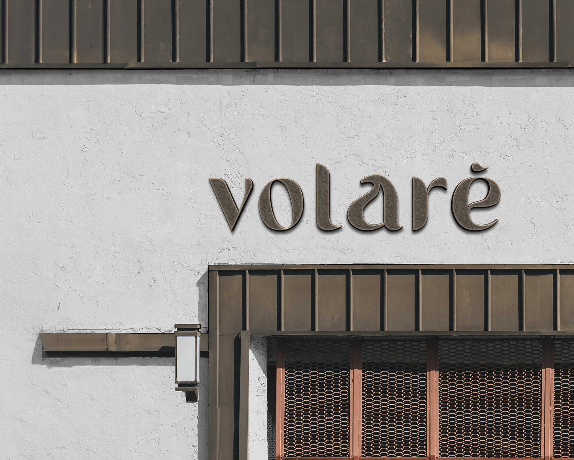 Signage Mock Up for Volaré