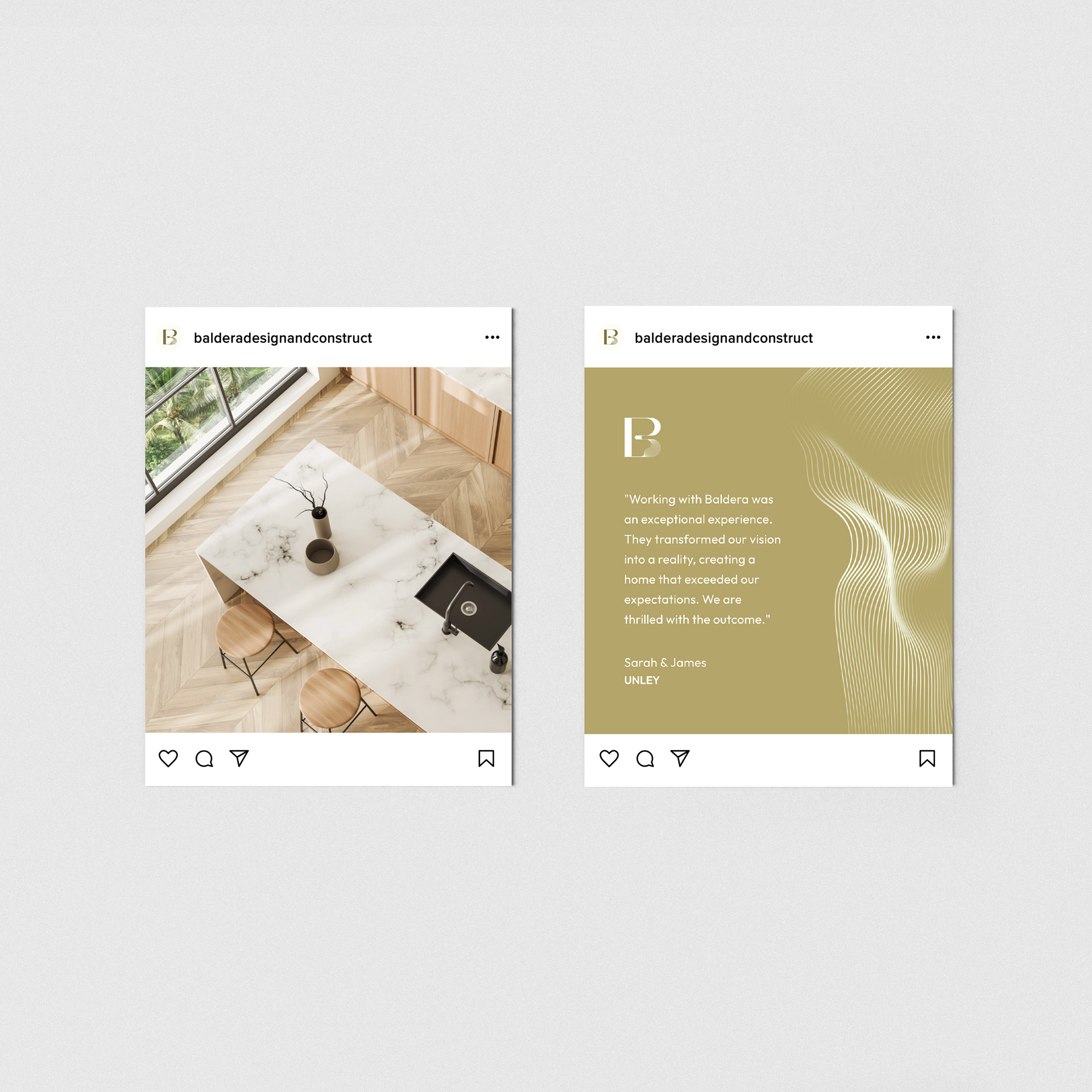 Social Media Templates for Baldera Design & Construct