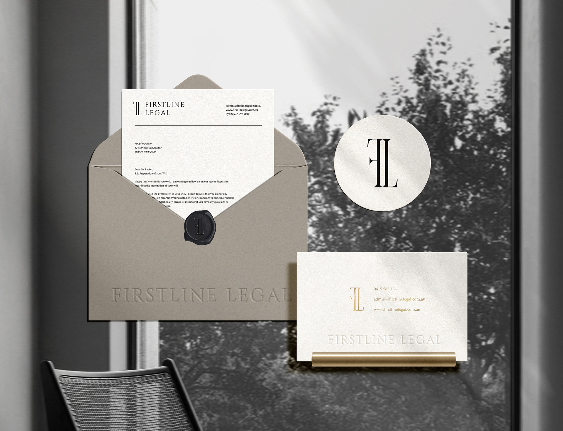 Stationary Set Design for Firstline Legal