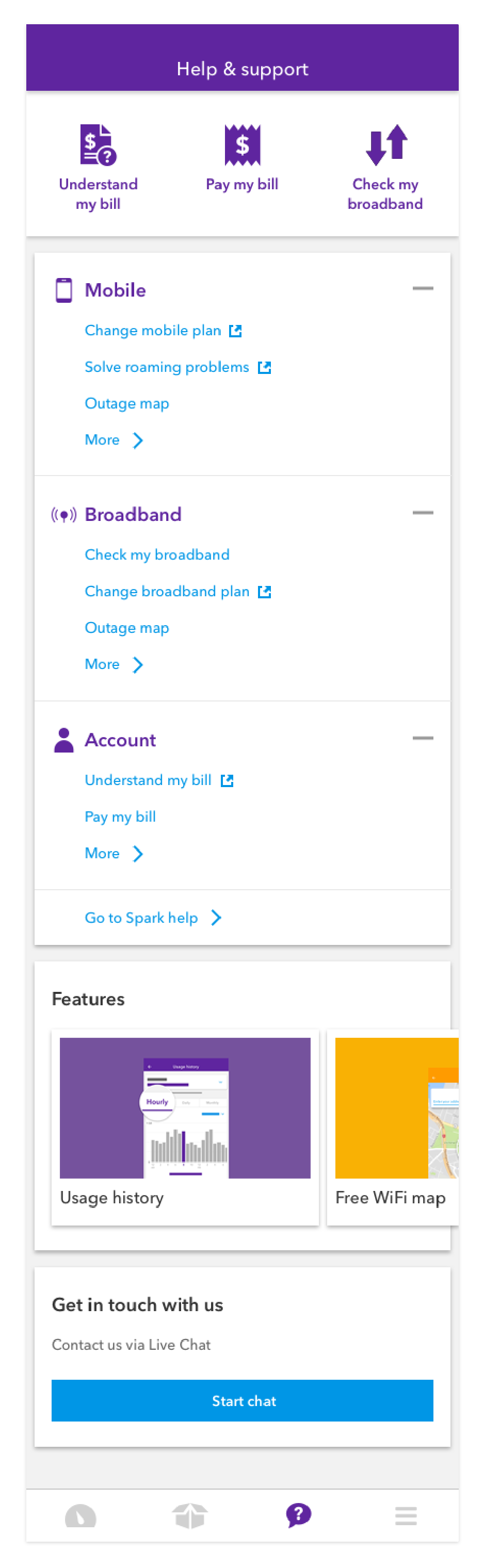 Spark App Help & Support – Mobile and broadband customers