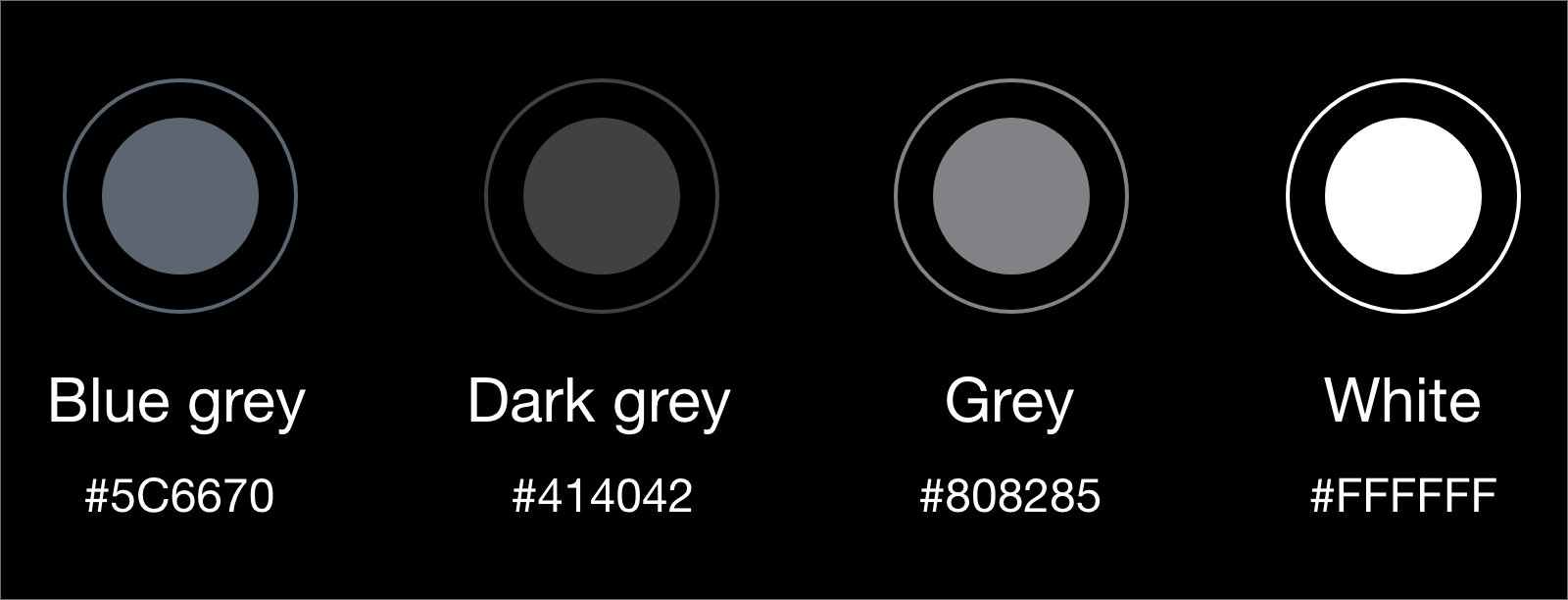 Autoever colour palette