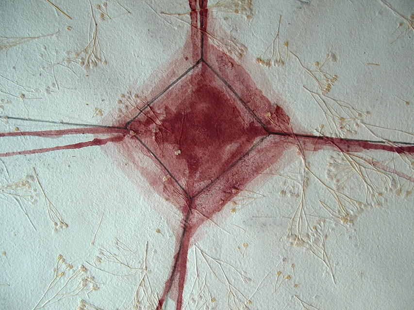 "Sumido en lo profundo" 2001. dry  pastel. 100 x 70 cm