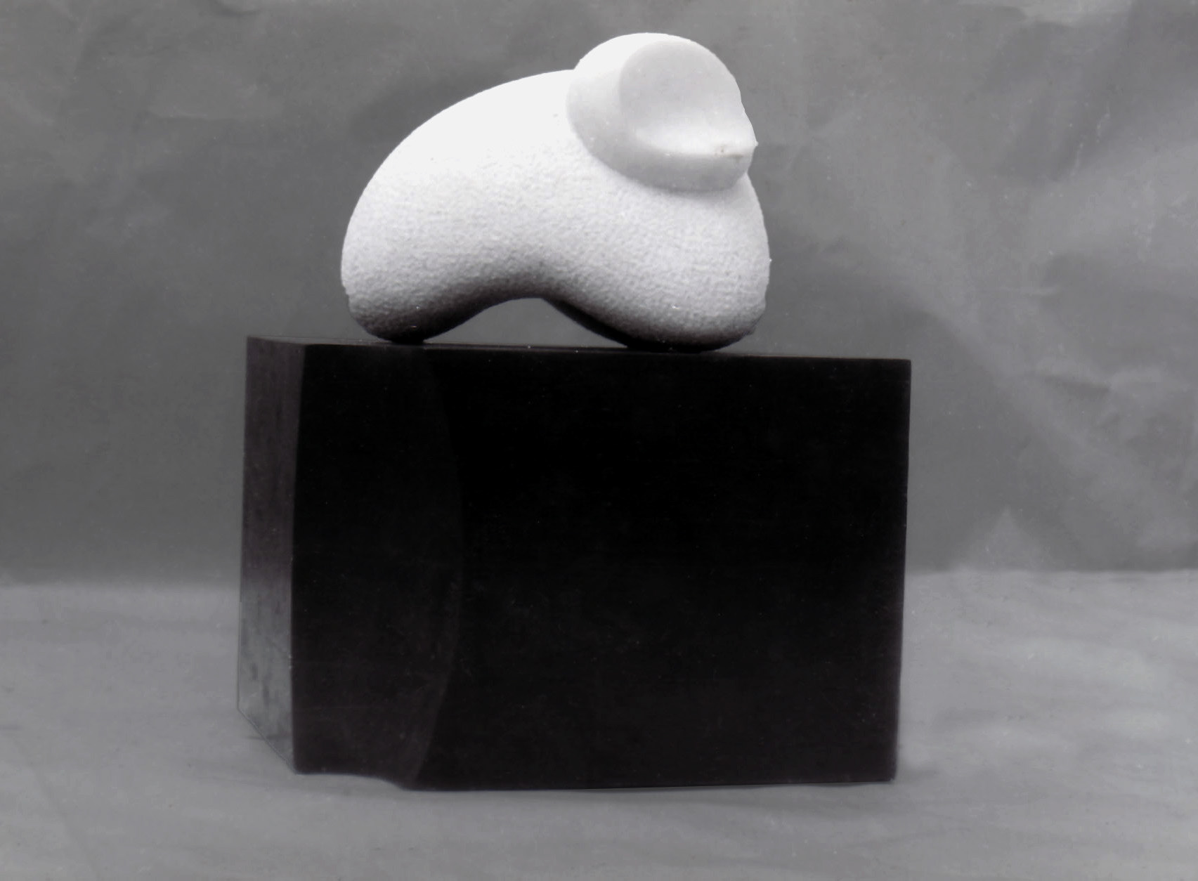 S/T 1984. wood and marble.  60 x 60 60 cm