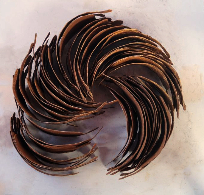 "Iceberg" 2016. metal. 80 x 80 x  80 cm.