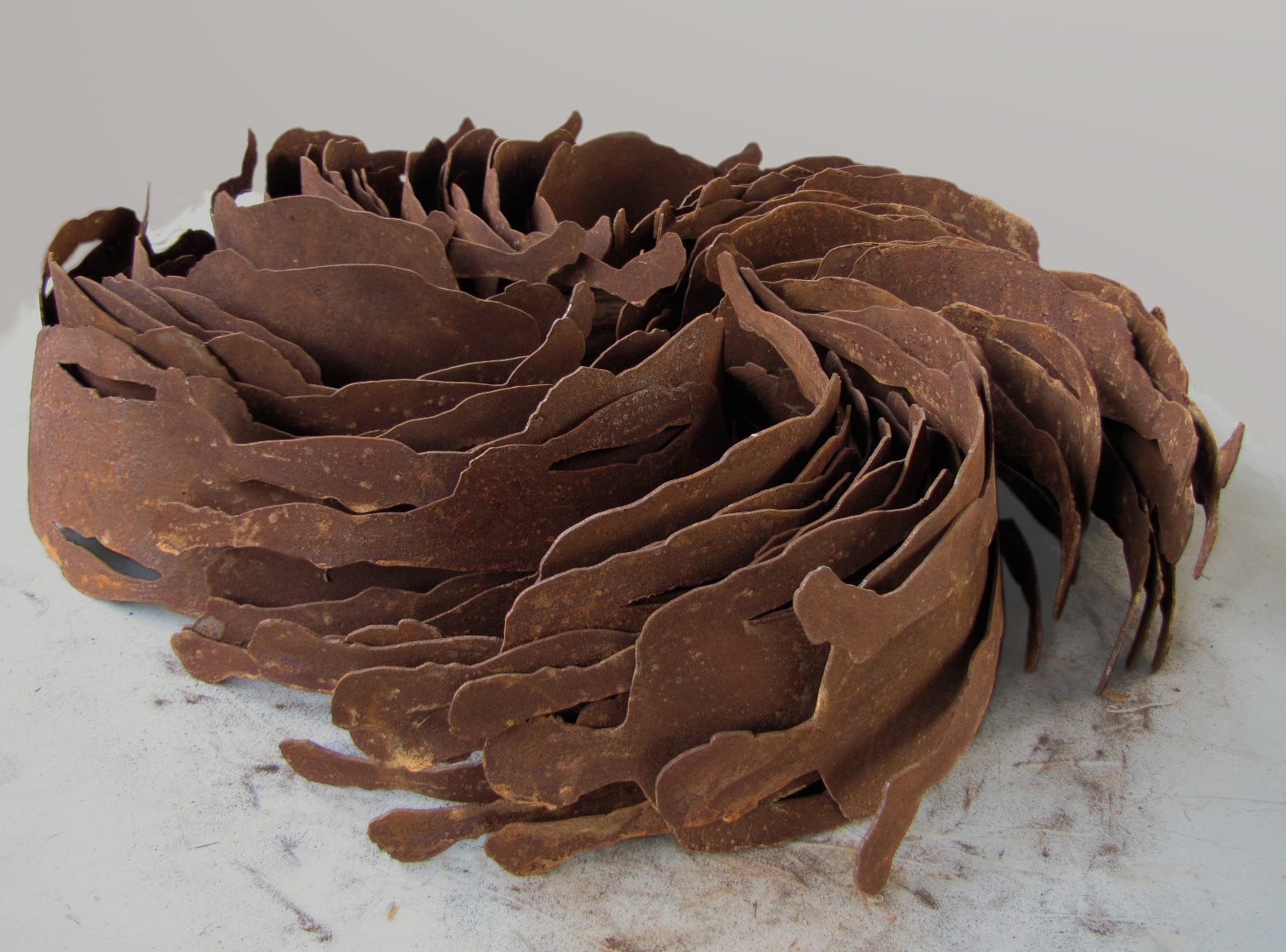 "Iceberg" 2016. metal. 80 x 80 x  80 cm.